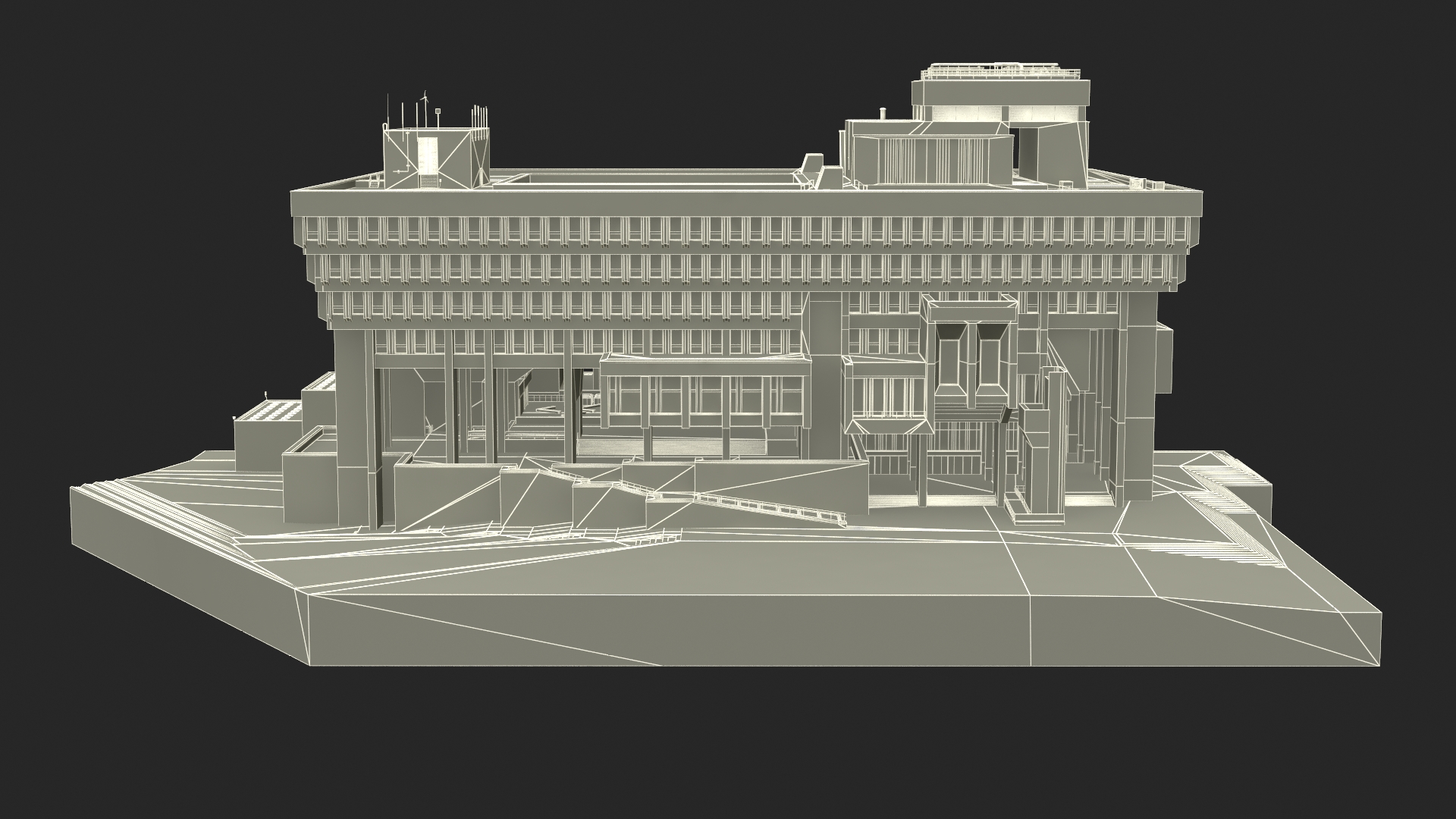 3D Boston City Hall
