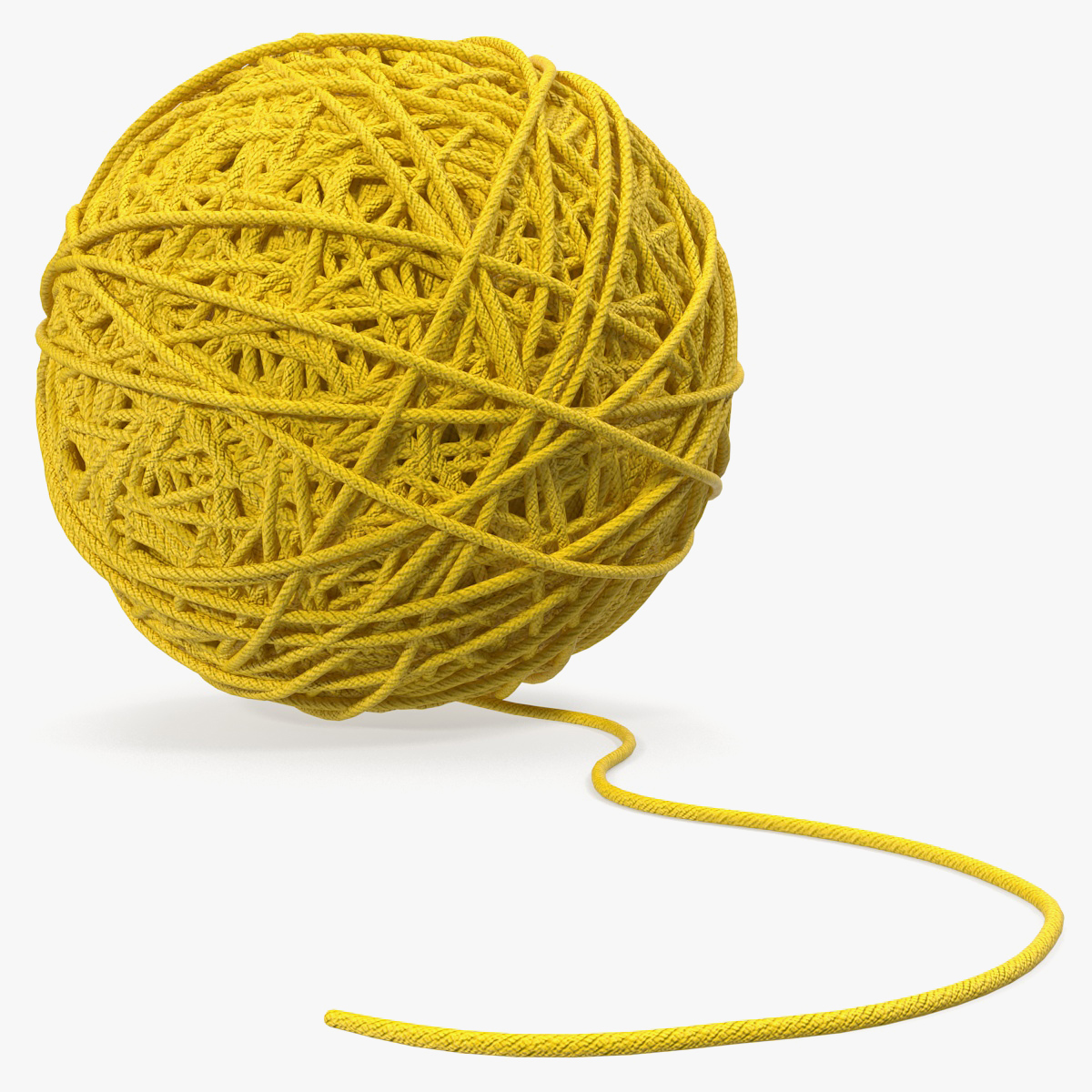Yellow Thread Ball