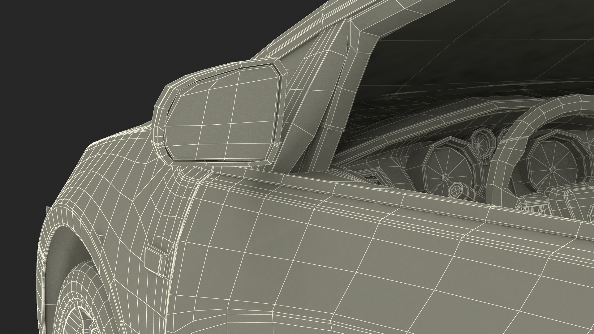 3D model Buick Cascada Cabriolet Convertible Red Color