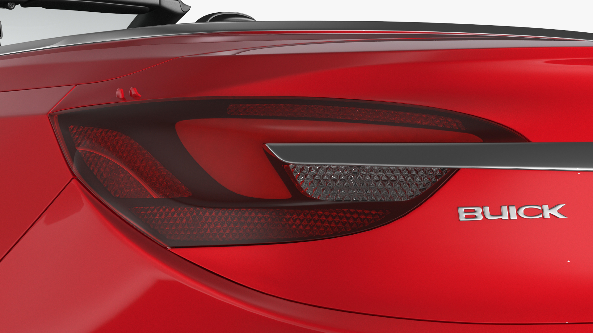 3D model Buick Cascada Cabriolet Convertible Red Color