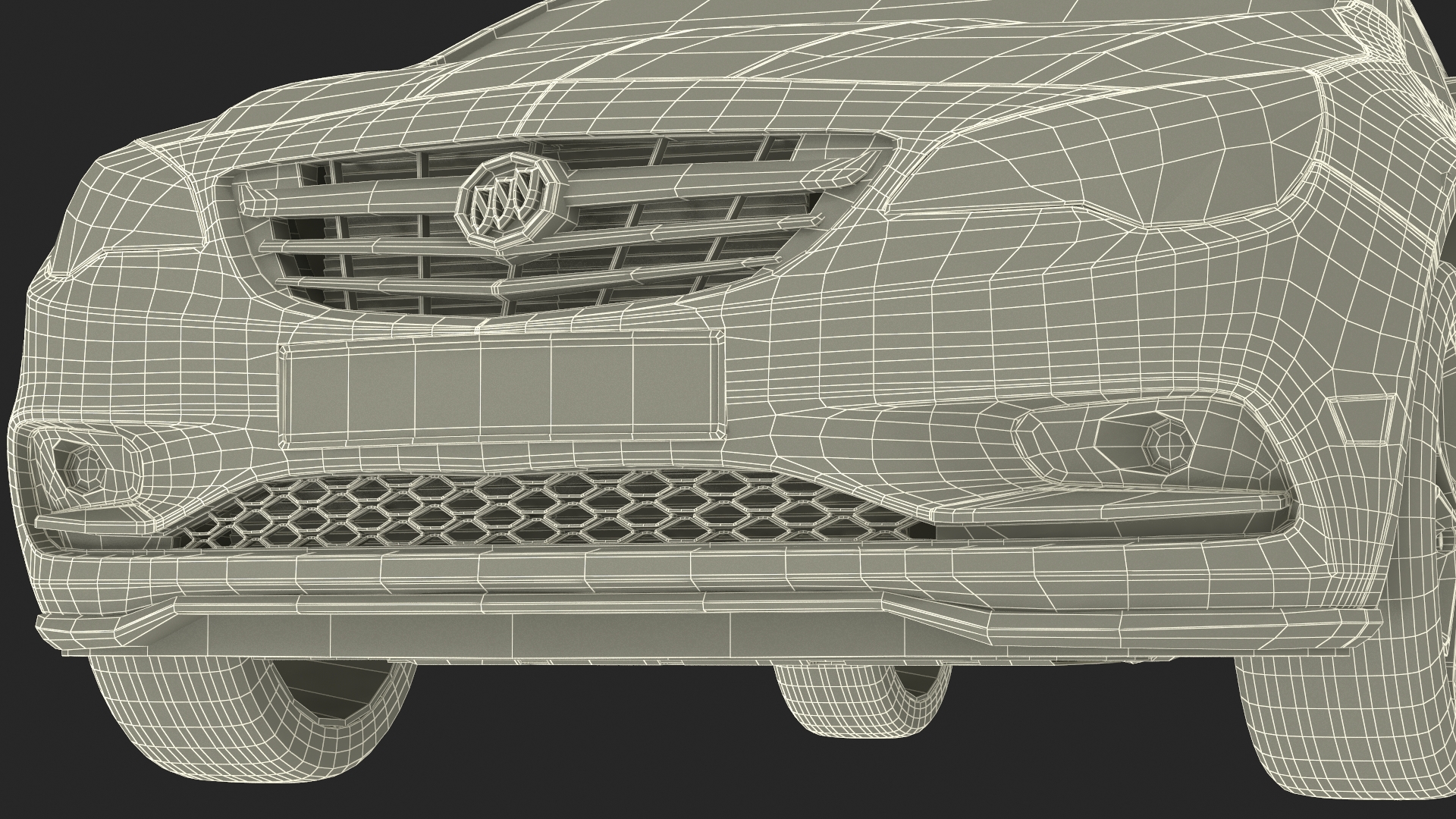 3D model Buick Cascada Cabriolet Convertible Red Color