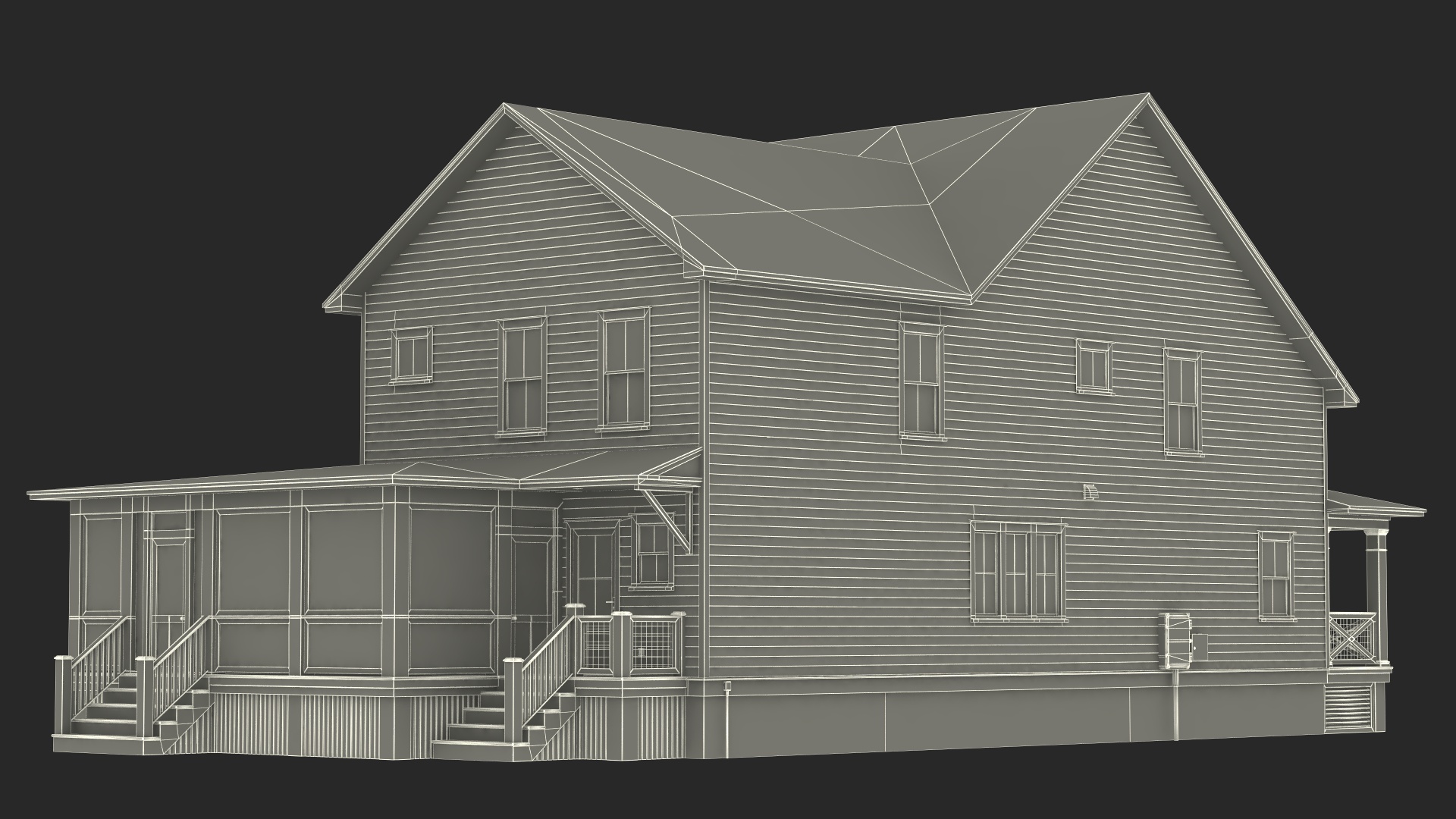 American Private House 3D