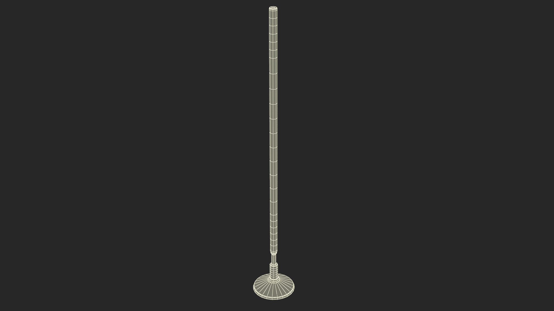 3D Slalom Pole With Base