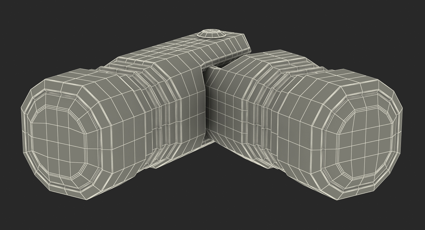 Industrial Painted Joint 3D model
