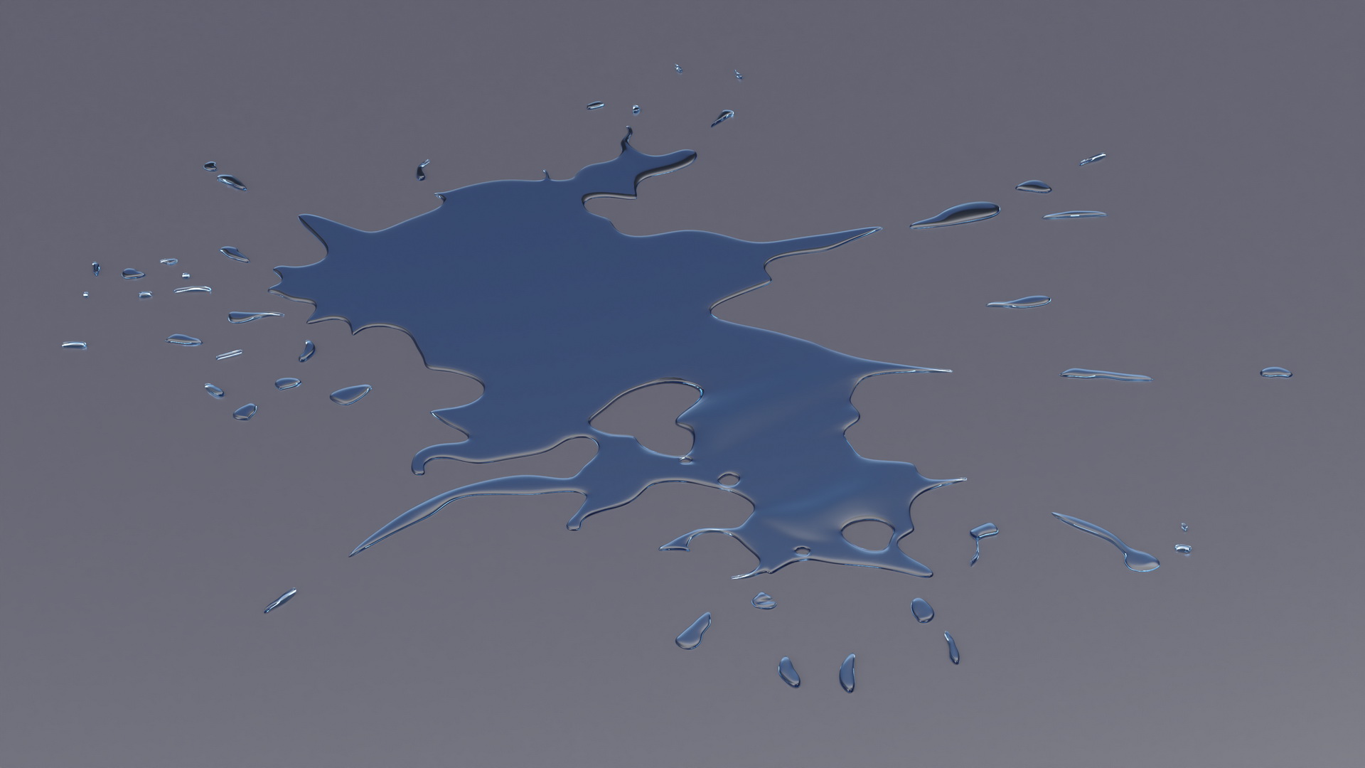 3D Liquid Splash model
