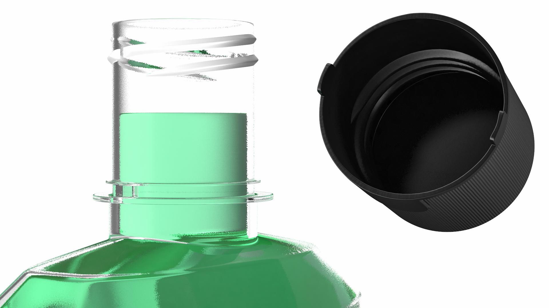 Listerine Freshburst Antiseptic Mouthwash 1L 3D model