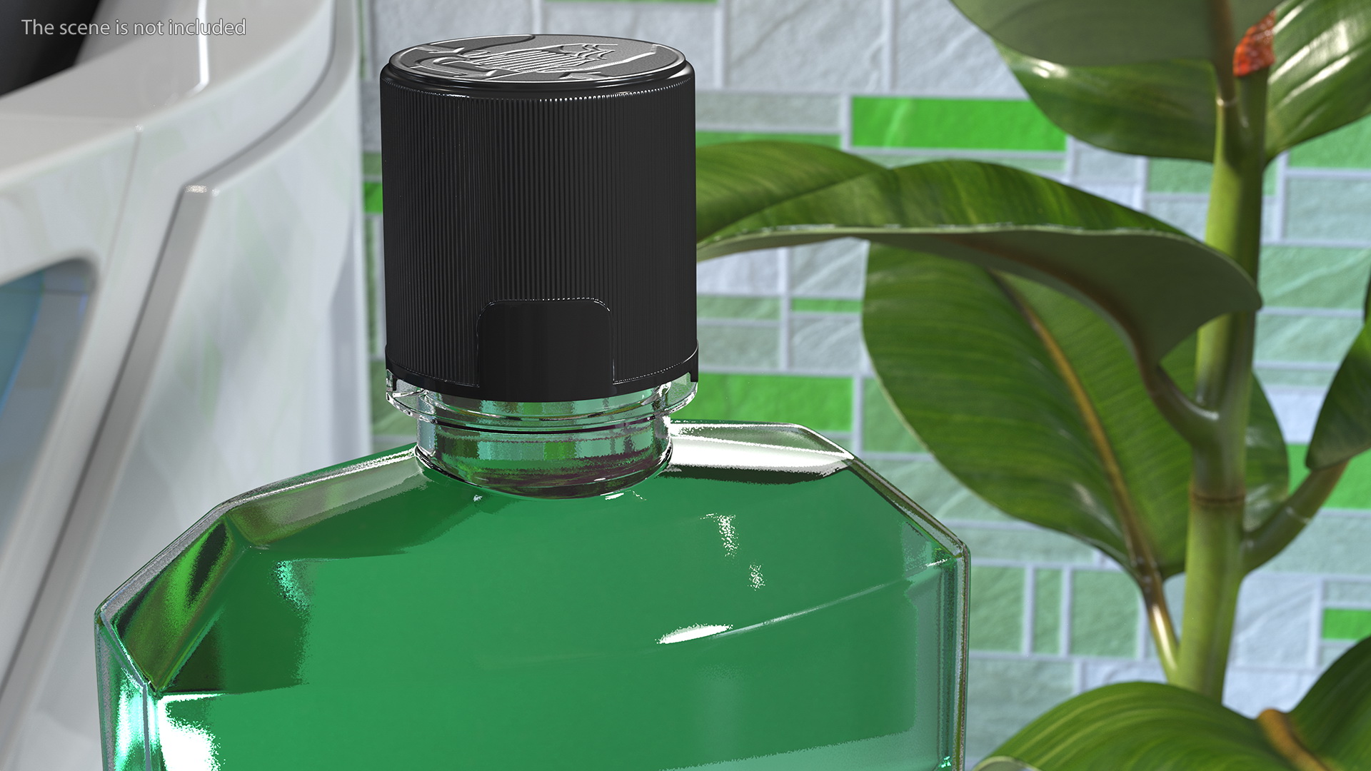 Listerine Freshburst Antiseptic Mouthwash 1L 3D model