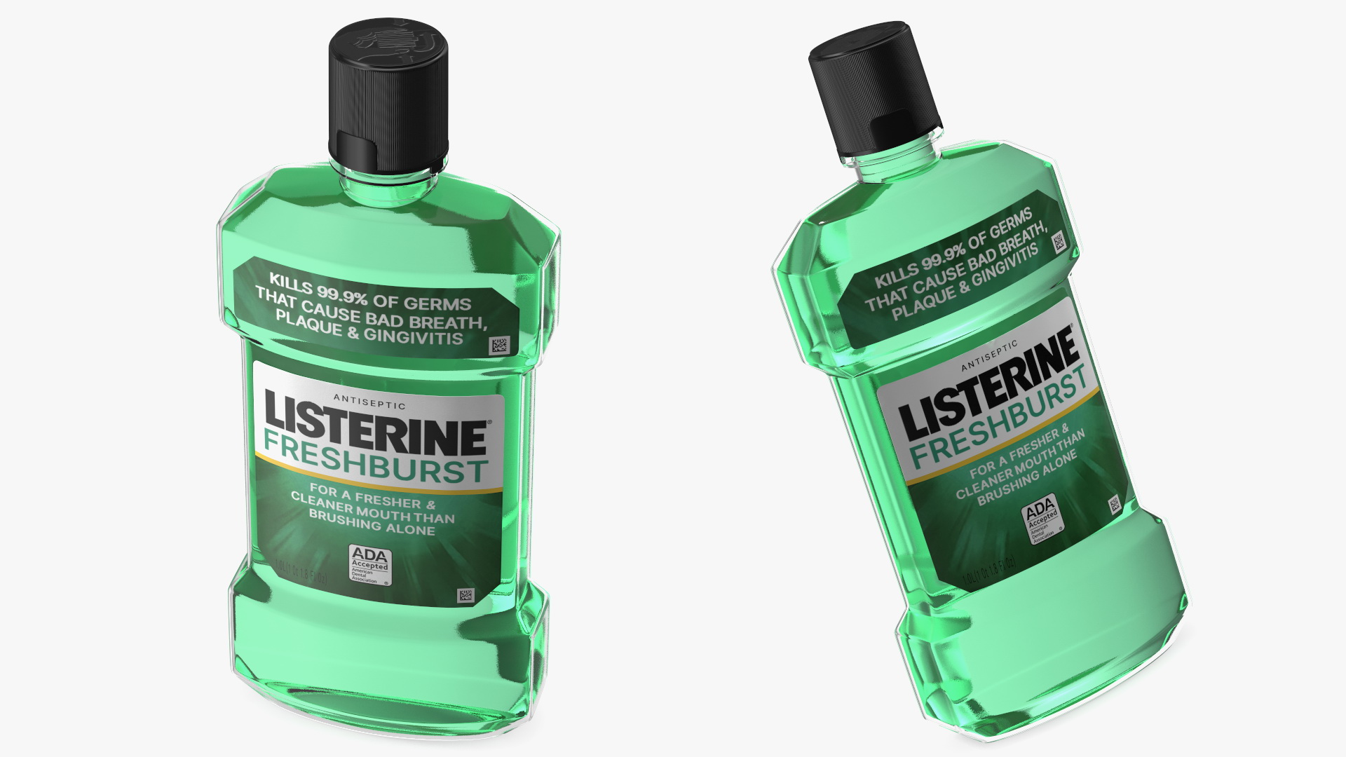 Listerine Freshburst Antiseptic Mouthwash 1L 3D model