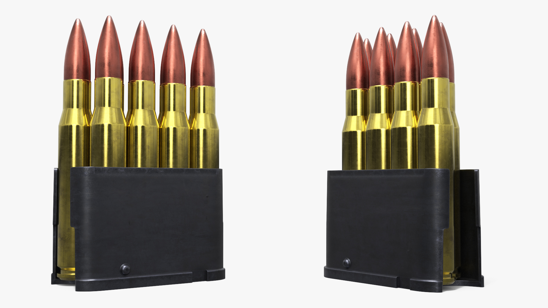 Rifle Ammo Clip with Cartridges 30-06 - view 2