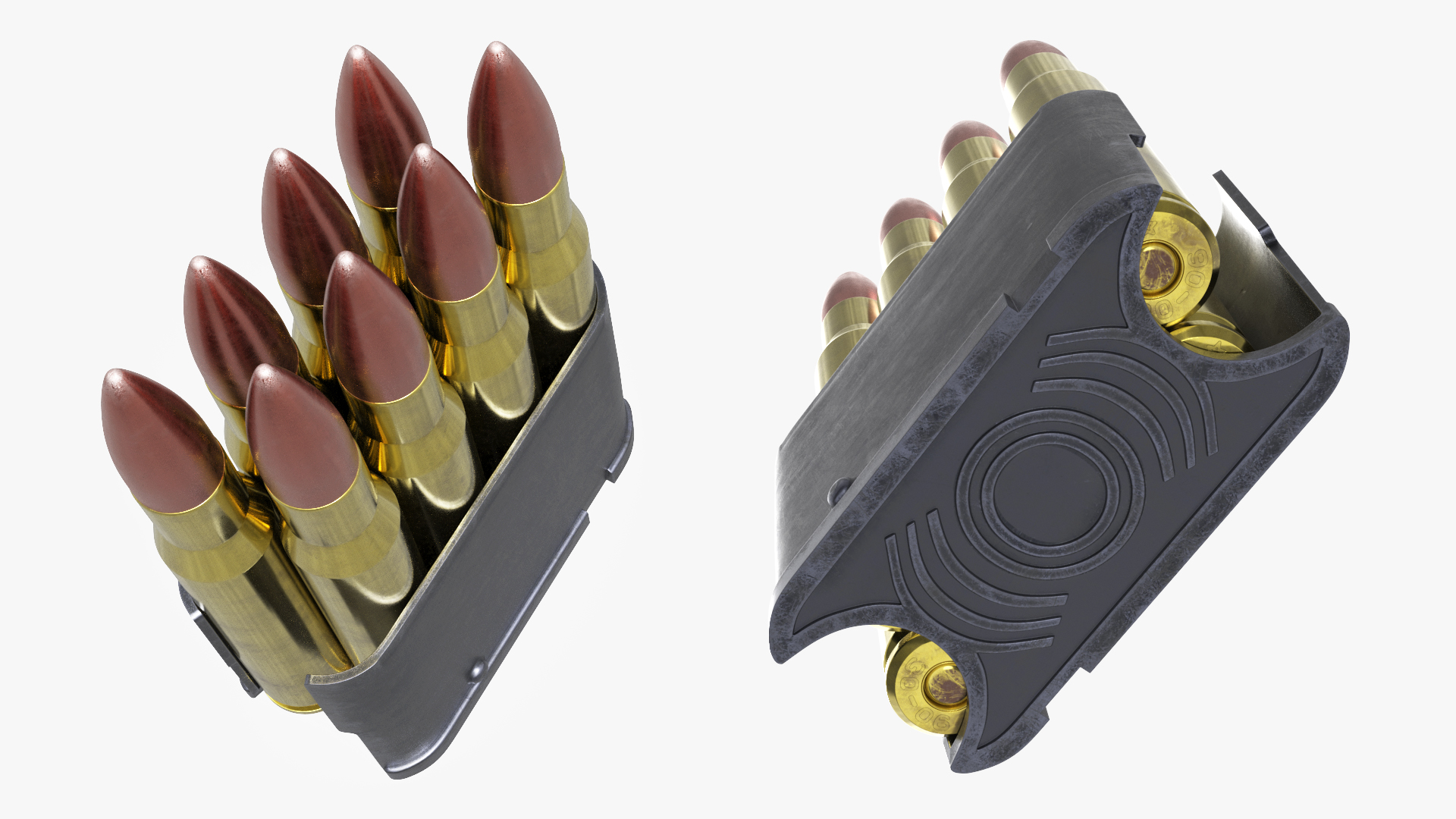 Rifle Ammo Clip with Cartridges 30-06 - view 5