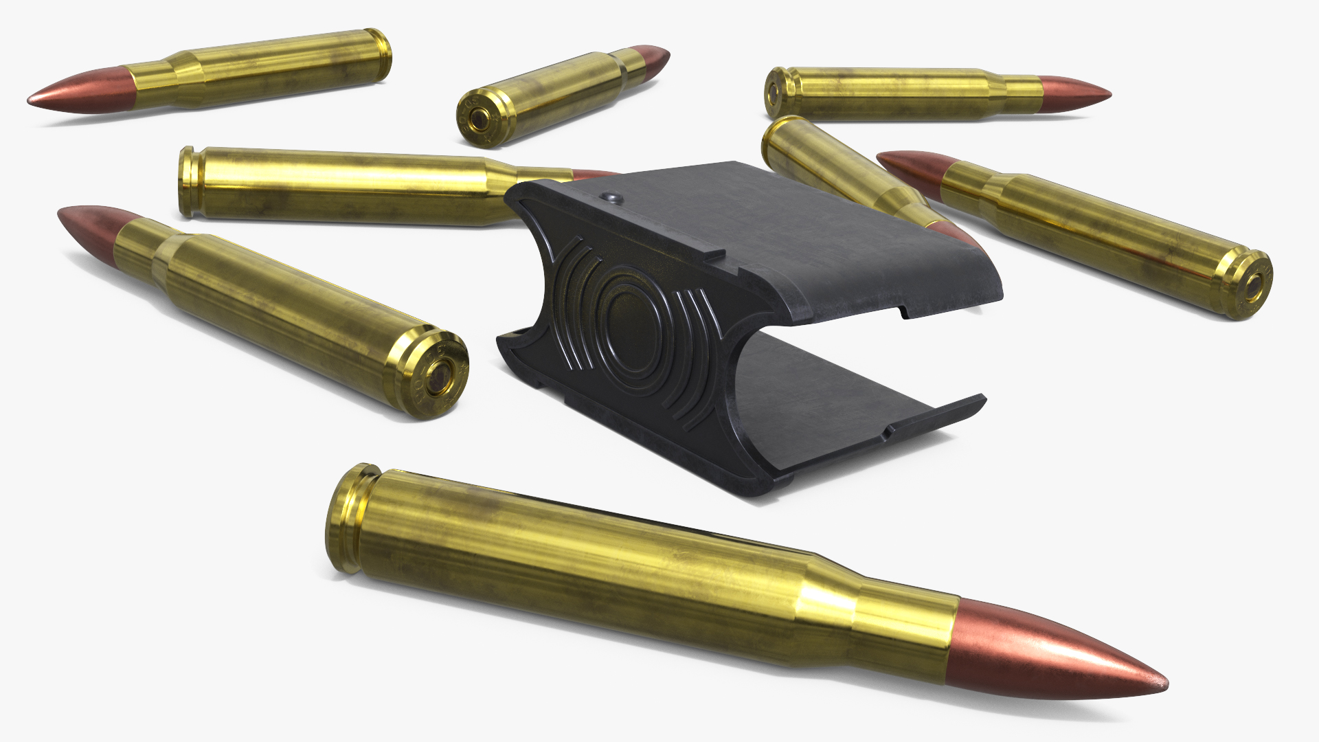 Rifle Ammo Clip with Cartridges 30-06 - view 9
