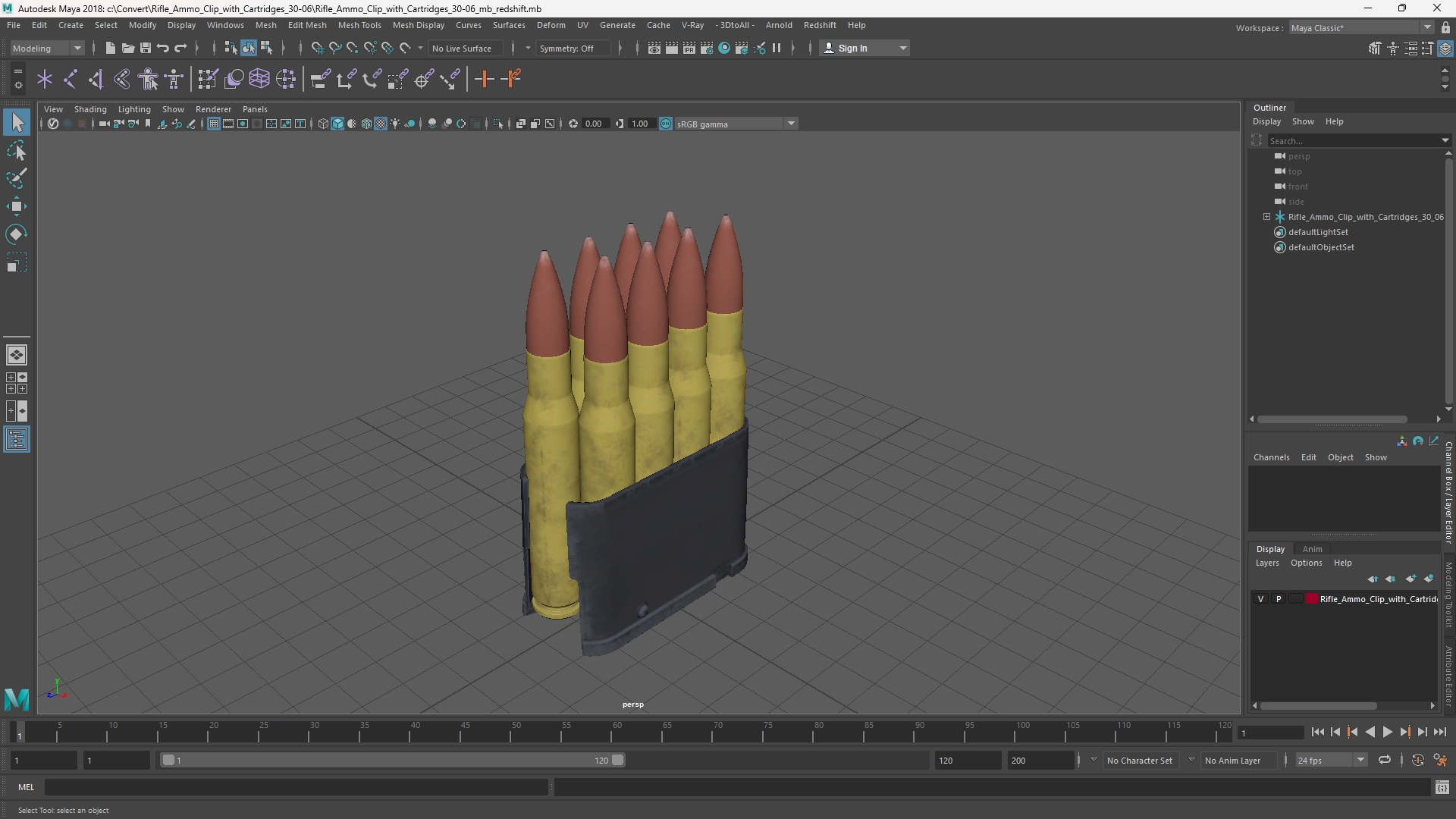 Rifle Ammo Clip with Cartridges 30-06 - view 11