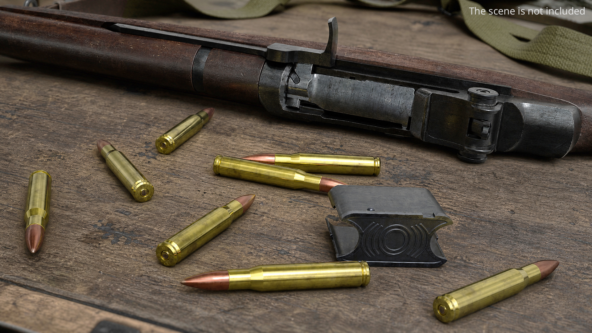 Rifle Ammo Clip with Cartridges 30-06 - view 4