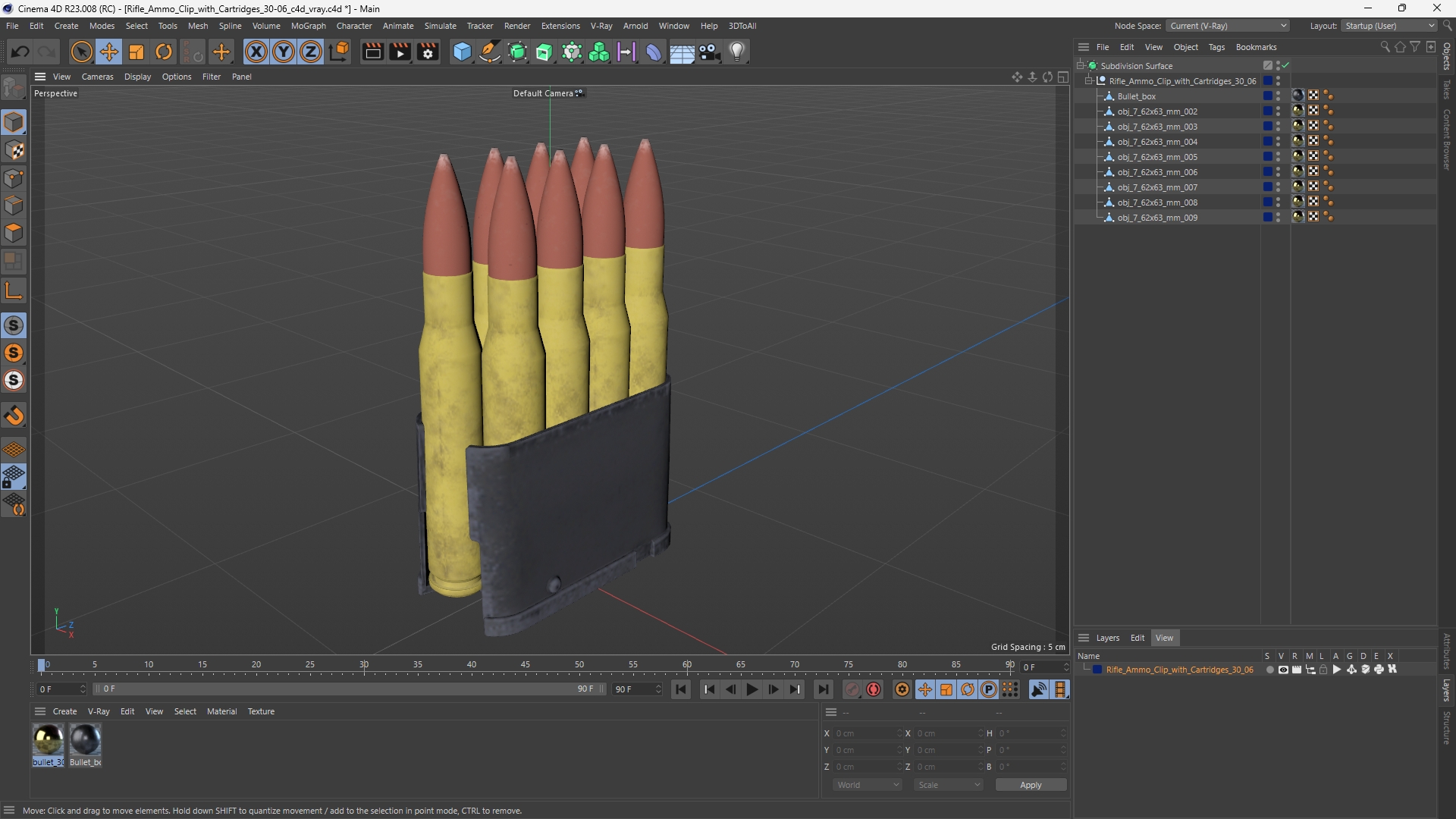 Rifle Ammo Clip with Cartridges 30-06 - view 12