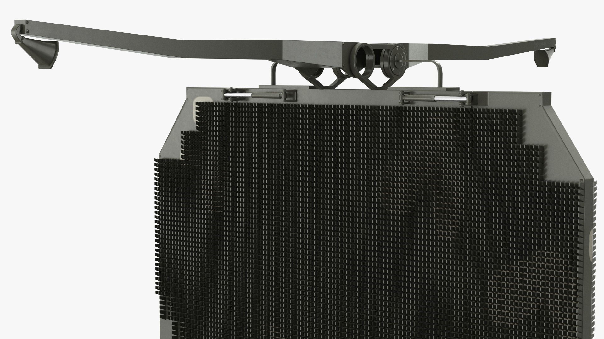 Phased Array Aquisition Radar 64N6 Camouflage Rigged 3D