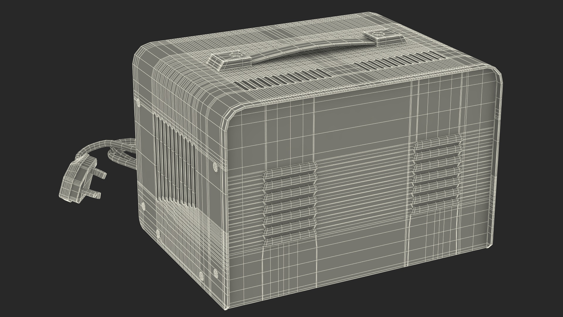 Car Battery Charge Red 3D