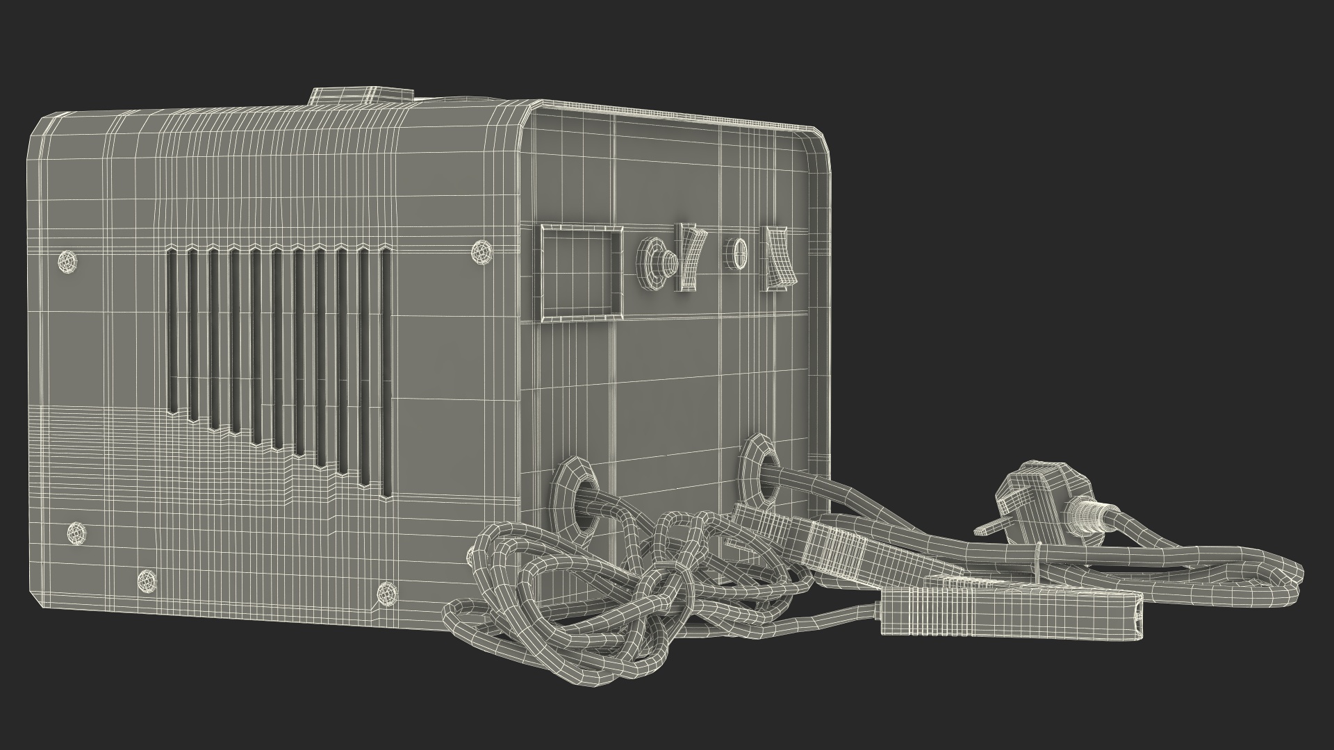 Car Battery Charge Red 3D