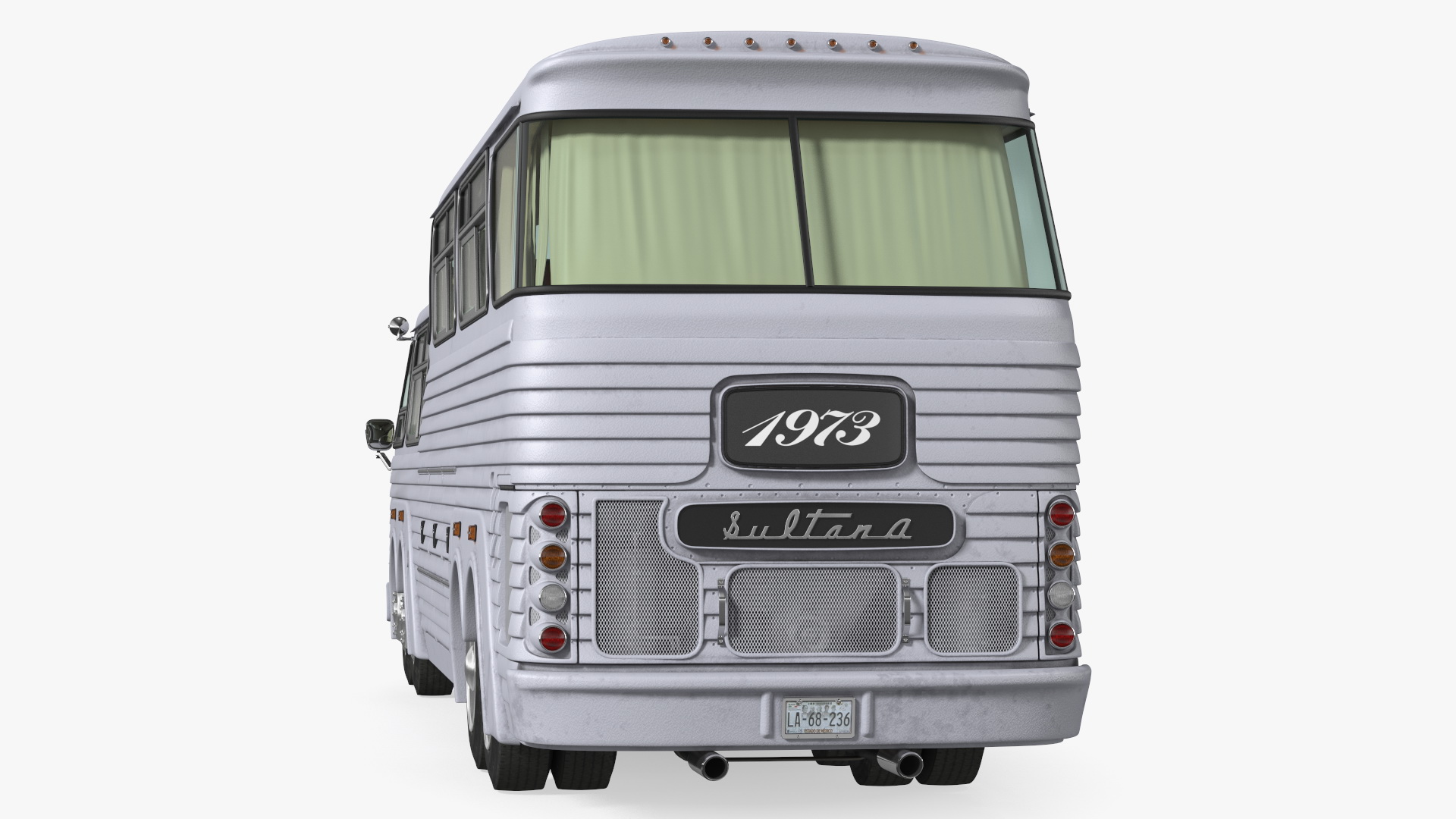 Sultana 1973 Bus Simple Interior 3D