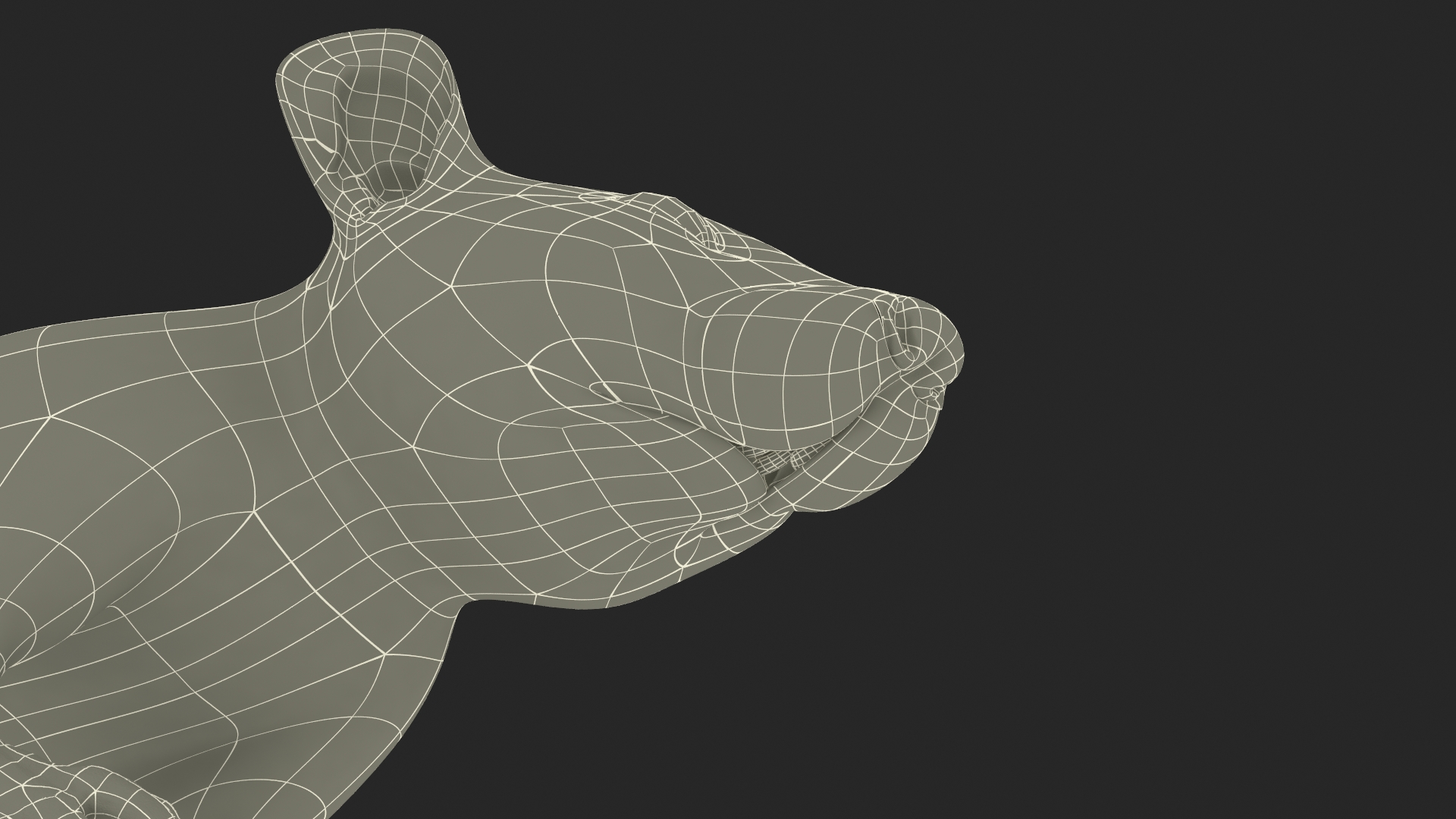 Common Rat with Fur 3D model