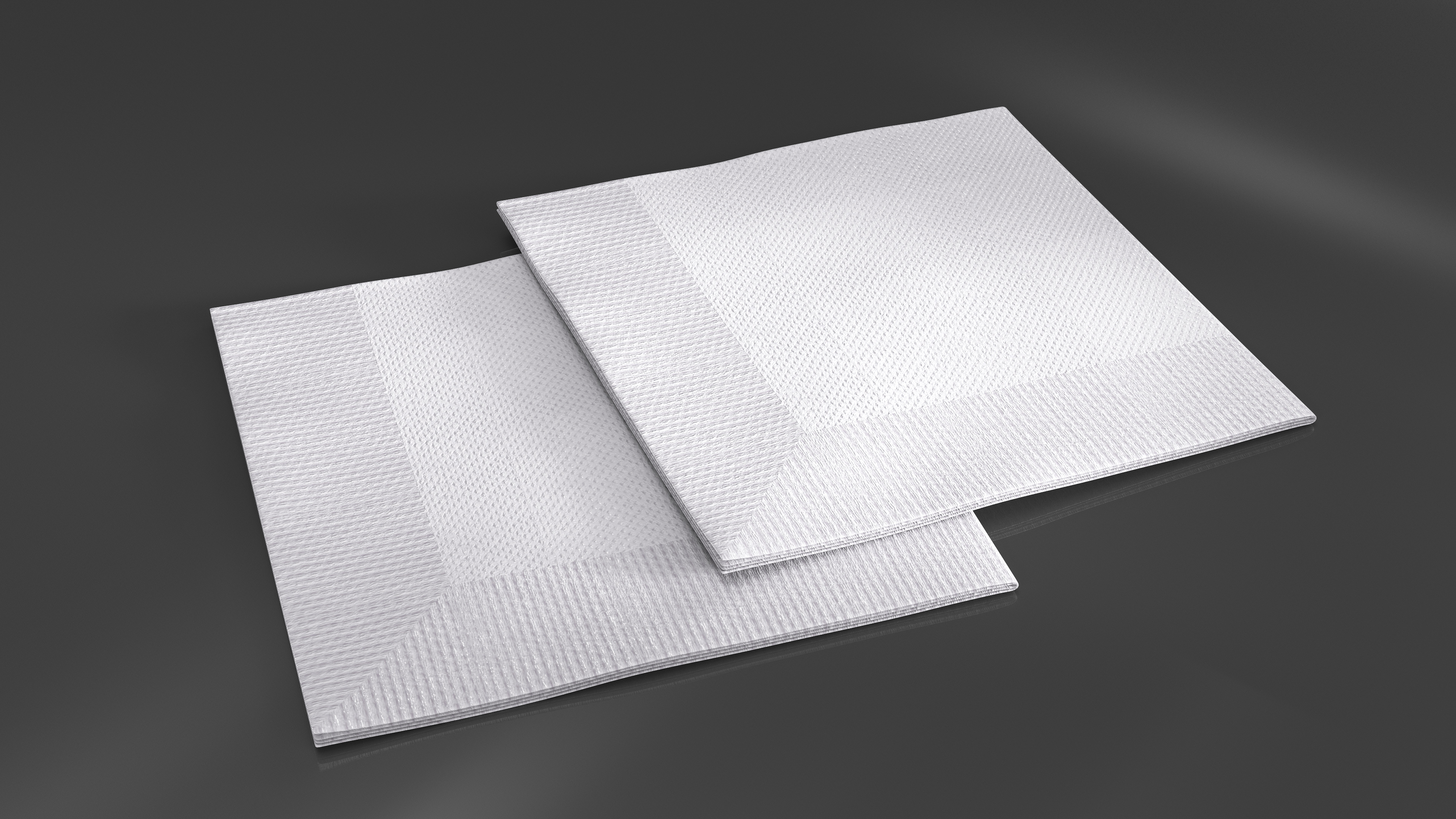 Realistic Paper Napkin 3D