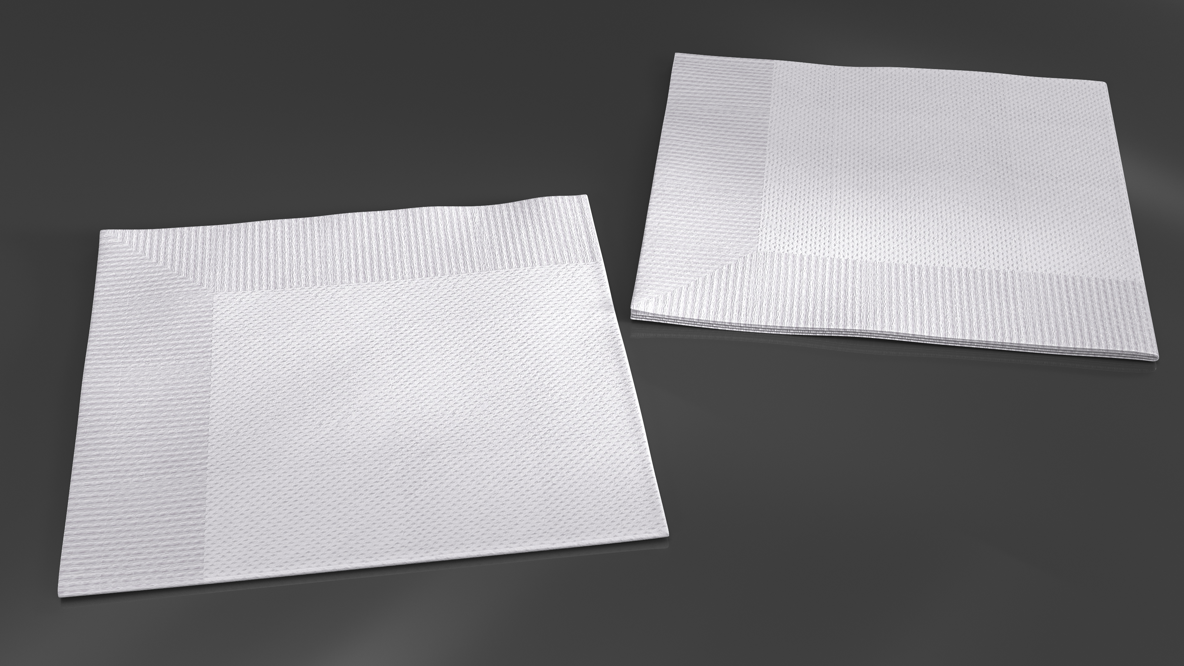 Realistic Paper Napkin 3D