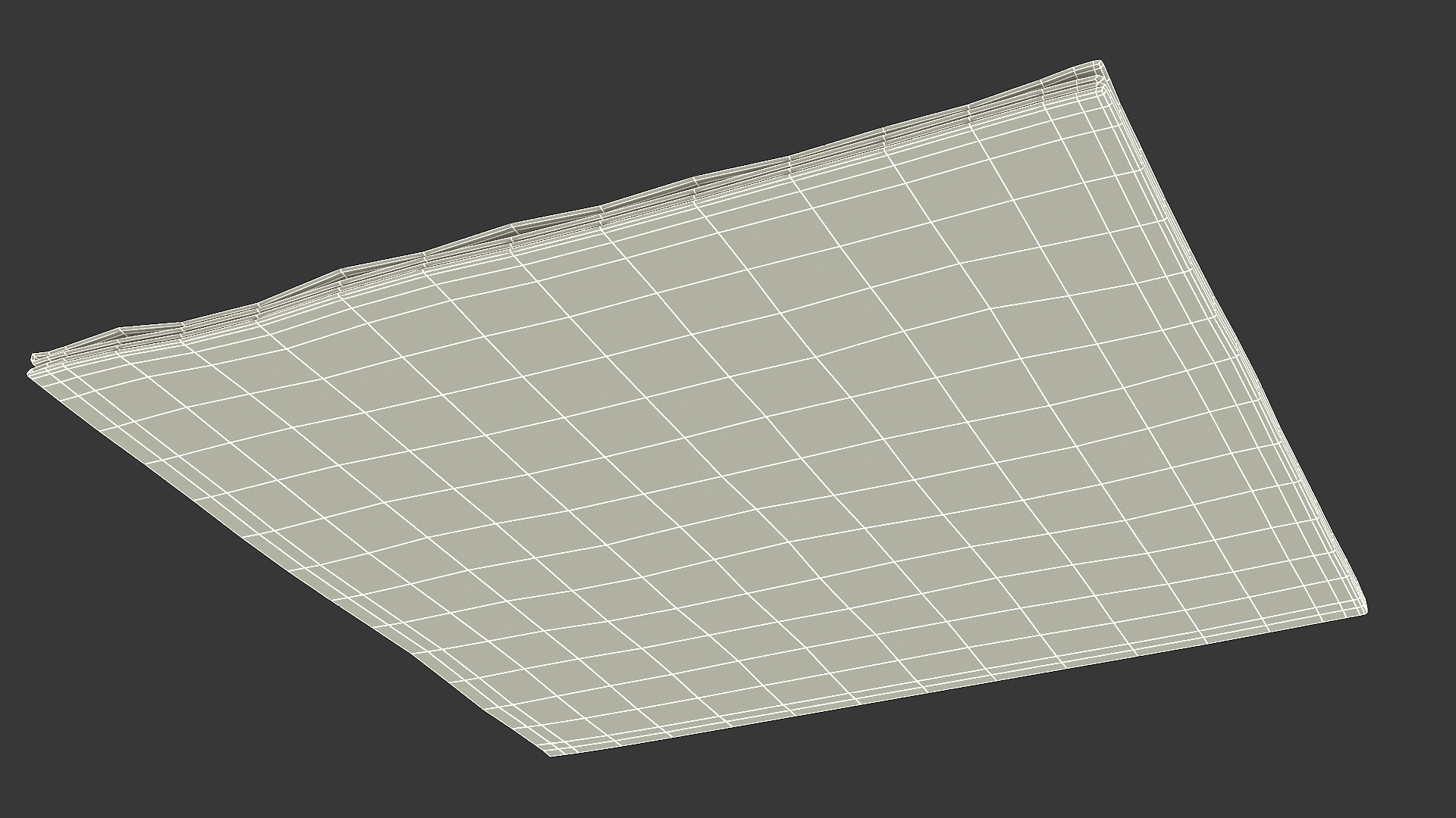 Realistic Paper Napkin 3D