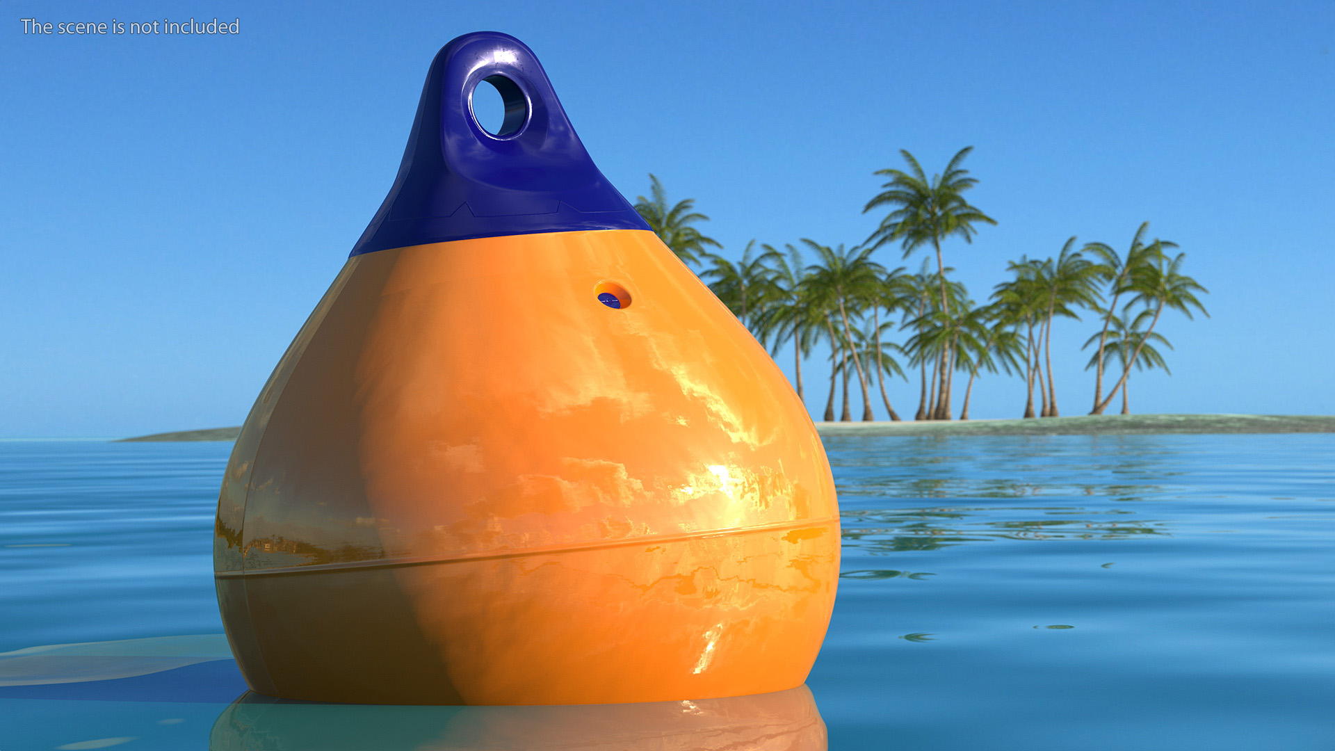 3D A4 All Purpose Buoy Orange