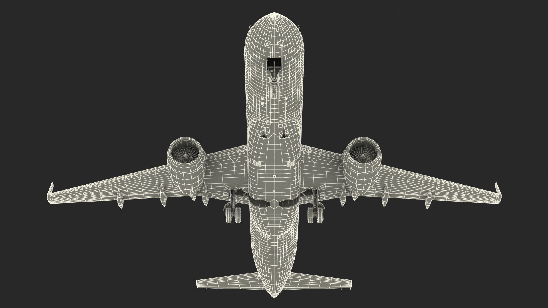 3D Regional Jet Exterior Only