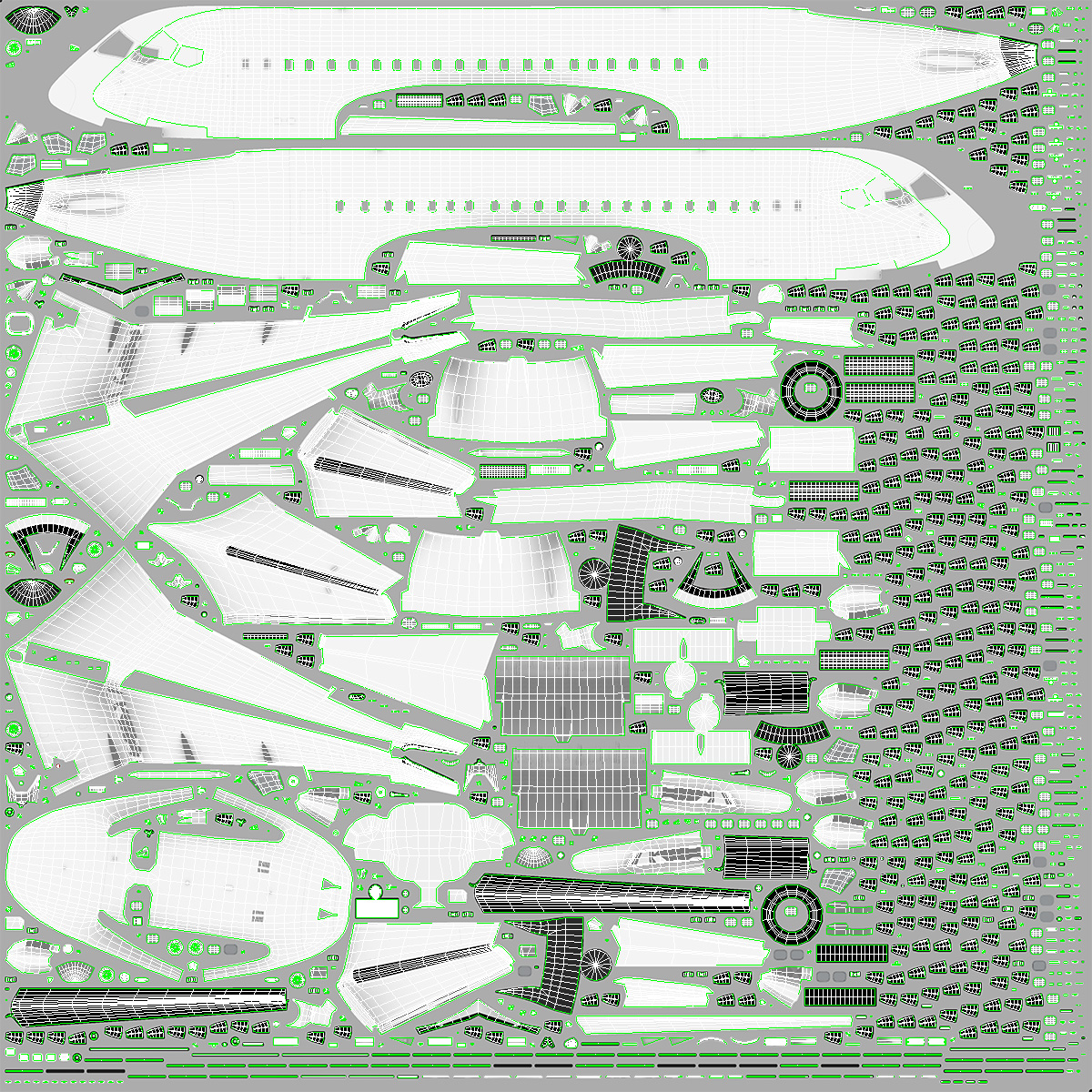 3D Regional Jet Exterior Only