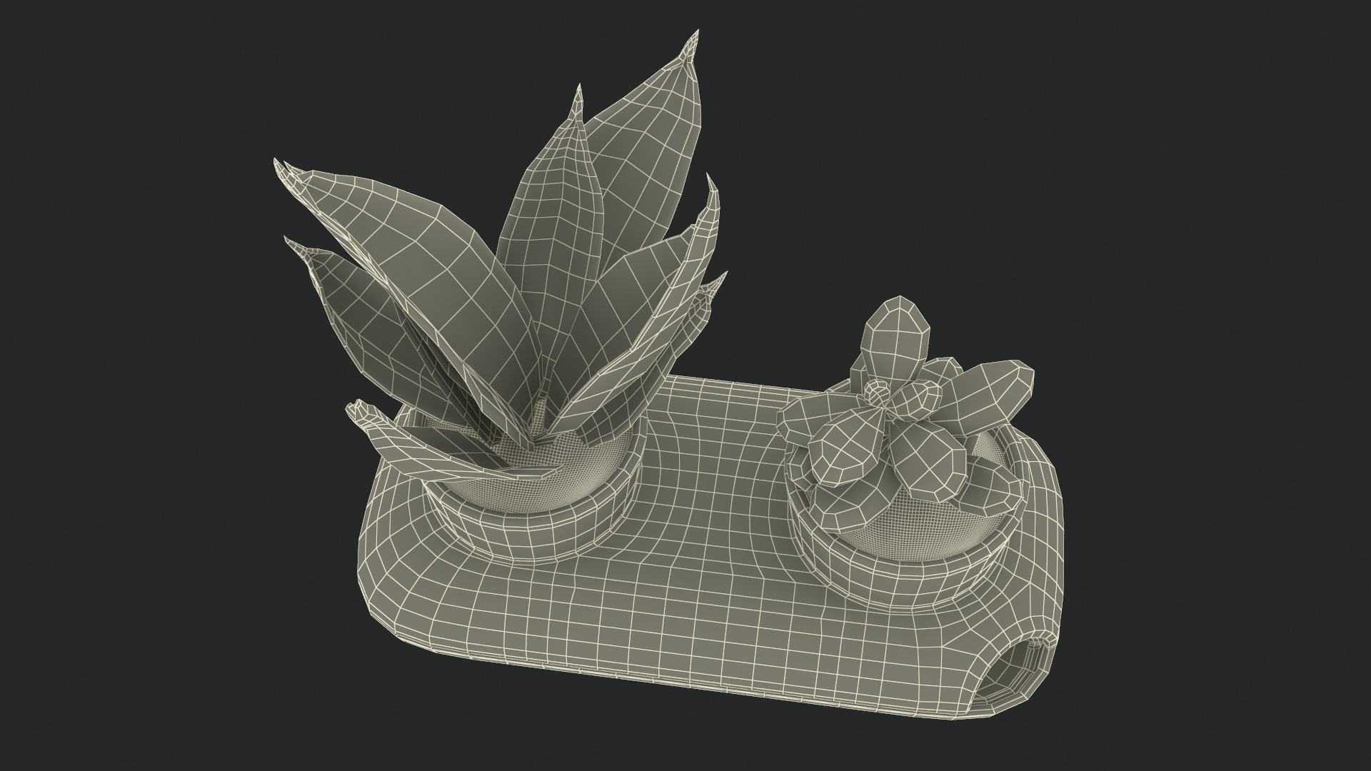3D Sagaform Fresh Herb Pot Double White