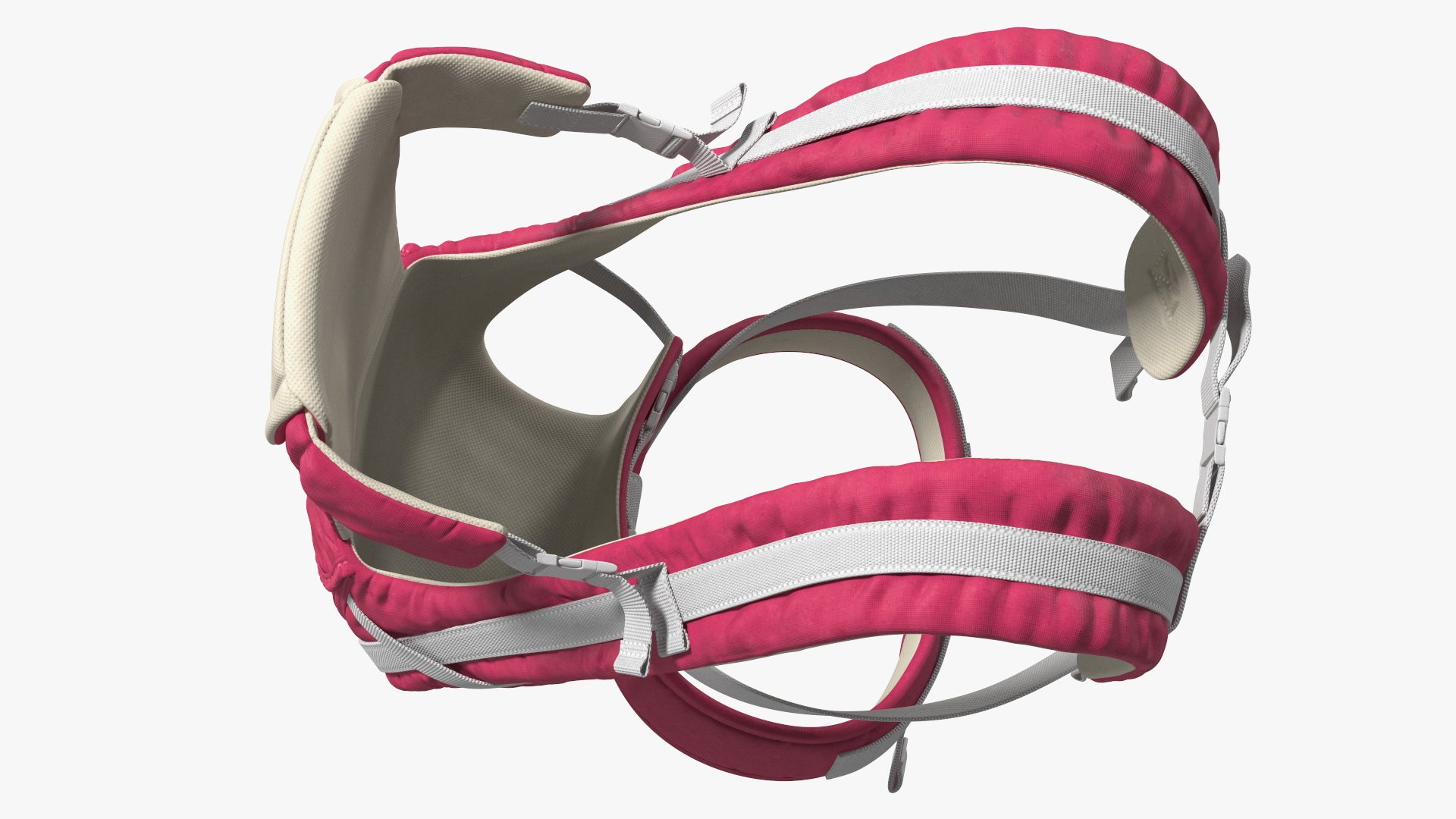 3D model Baby Carrier Pink Straight Position