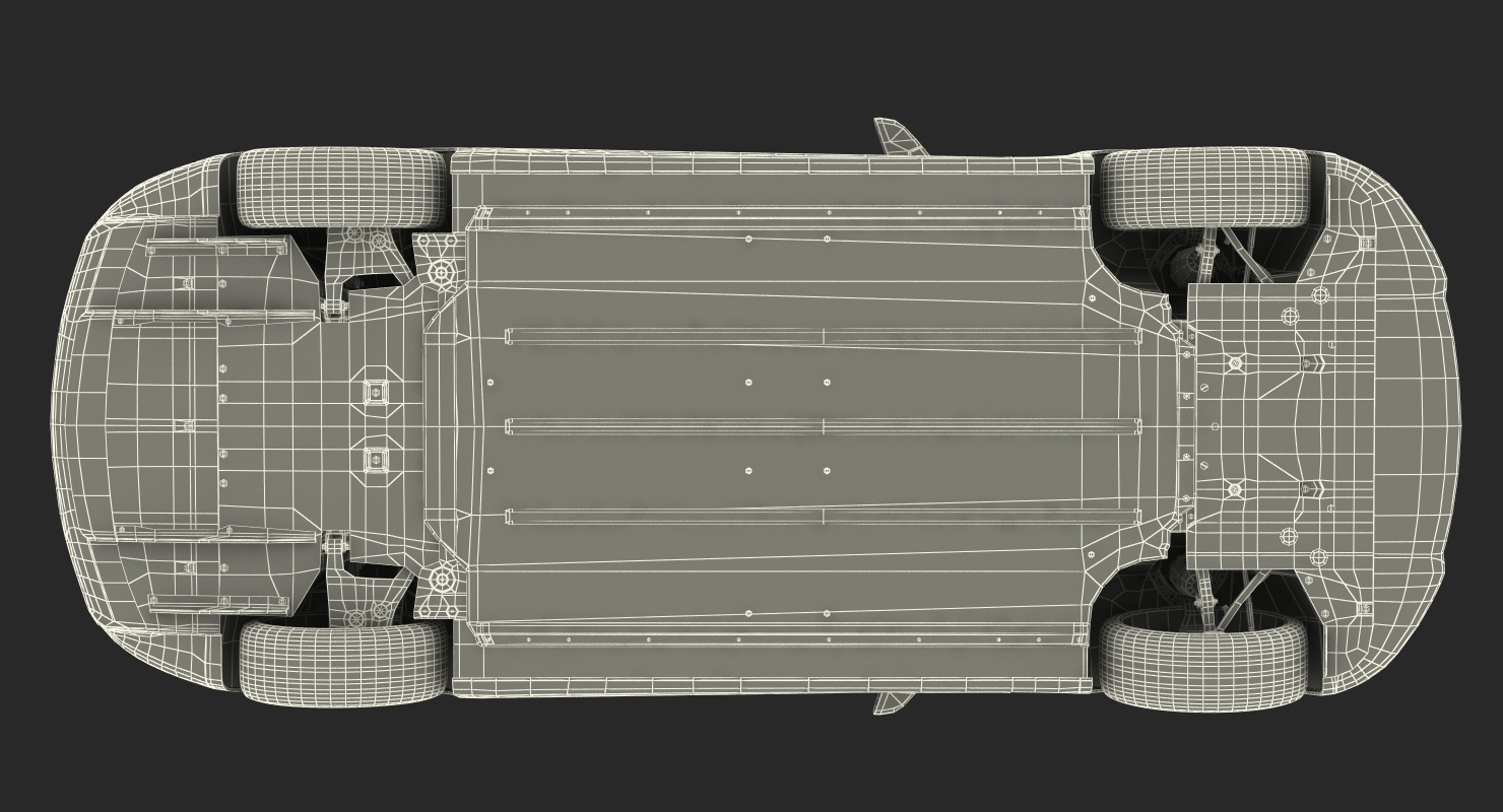 3D Tesla Model S 75 2017 Rigged model