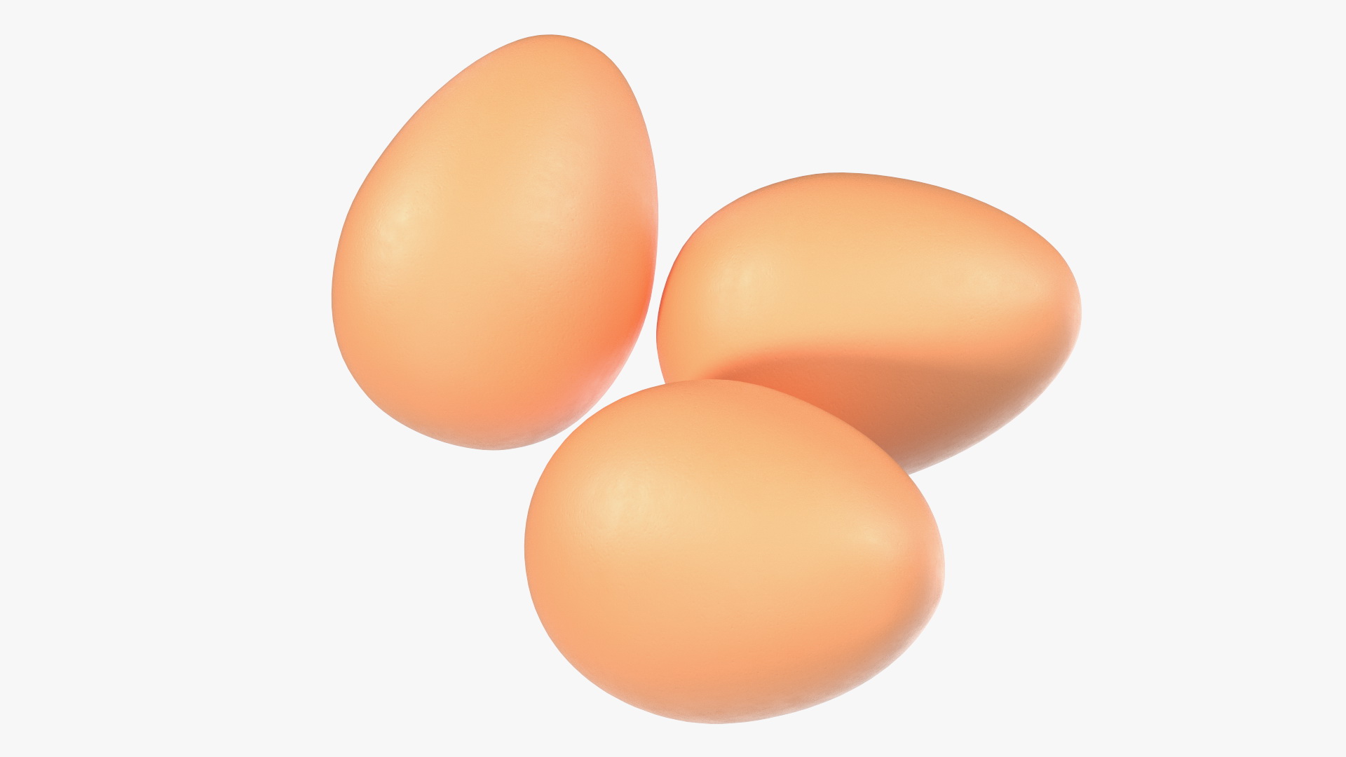 10-Hole Poultry Nest Box With Chicken Eggs 3D