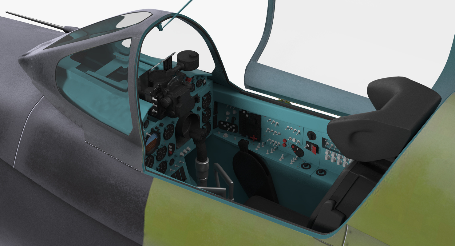MiG 21 Egyptian Air Force Rigged 3D