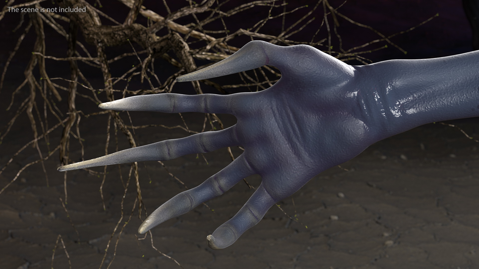 3D Scary Creature Arm model