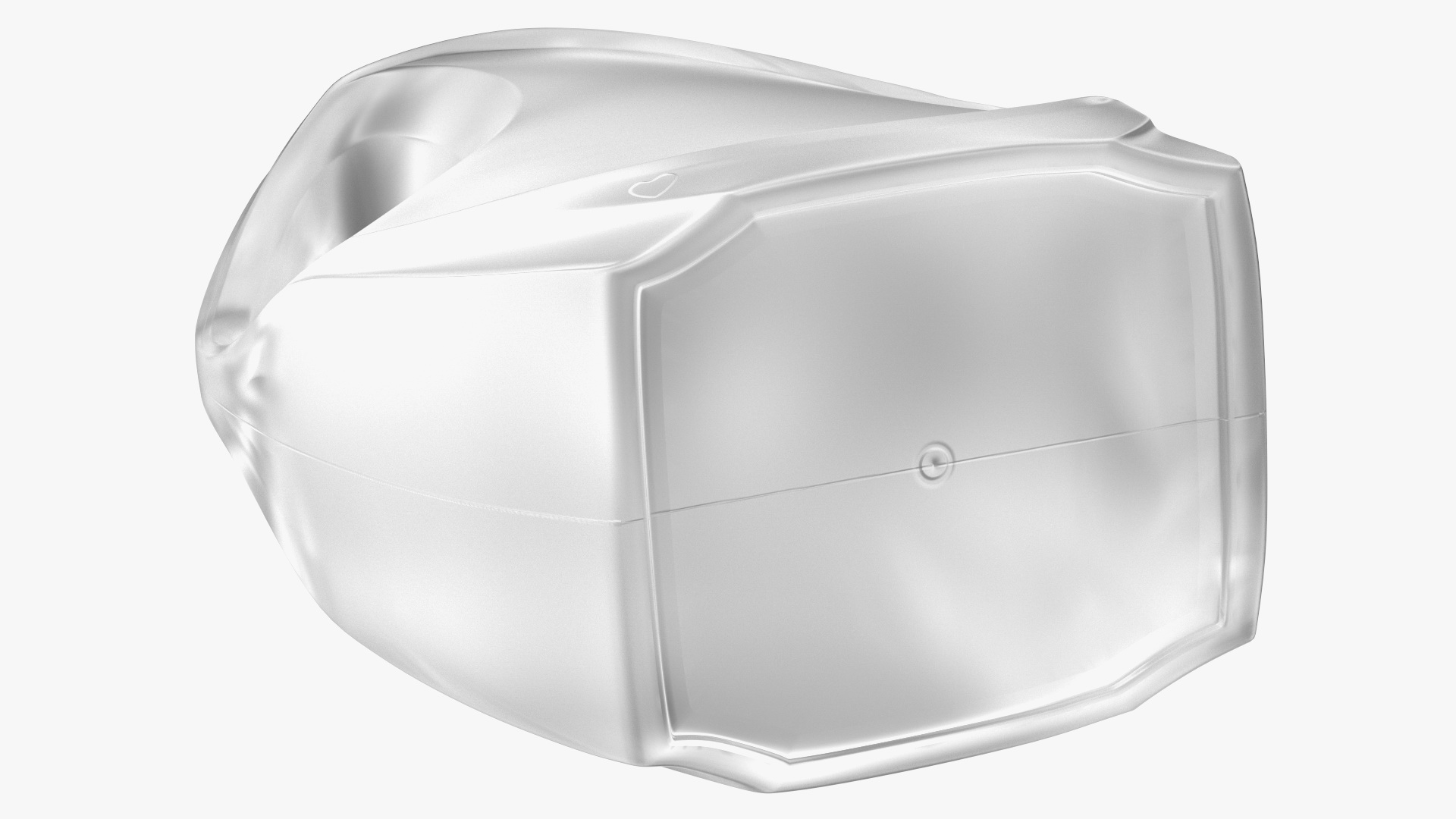 Transparent Plastic Bottle Empty 3D
