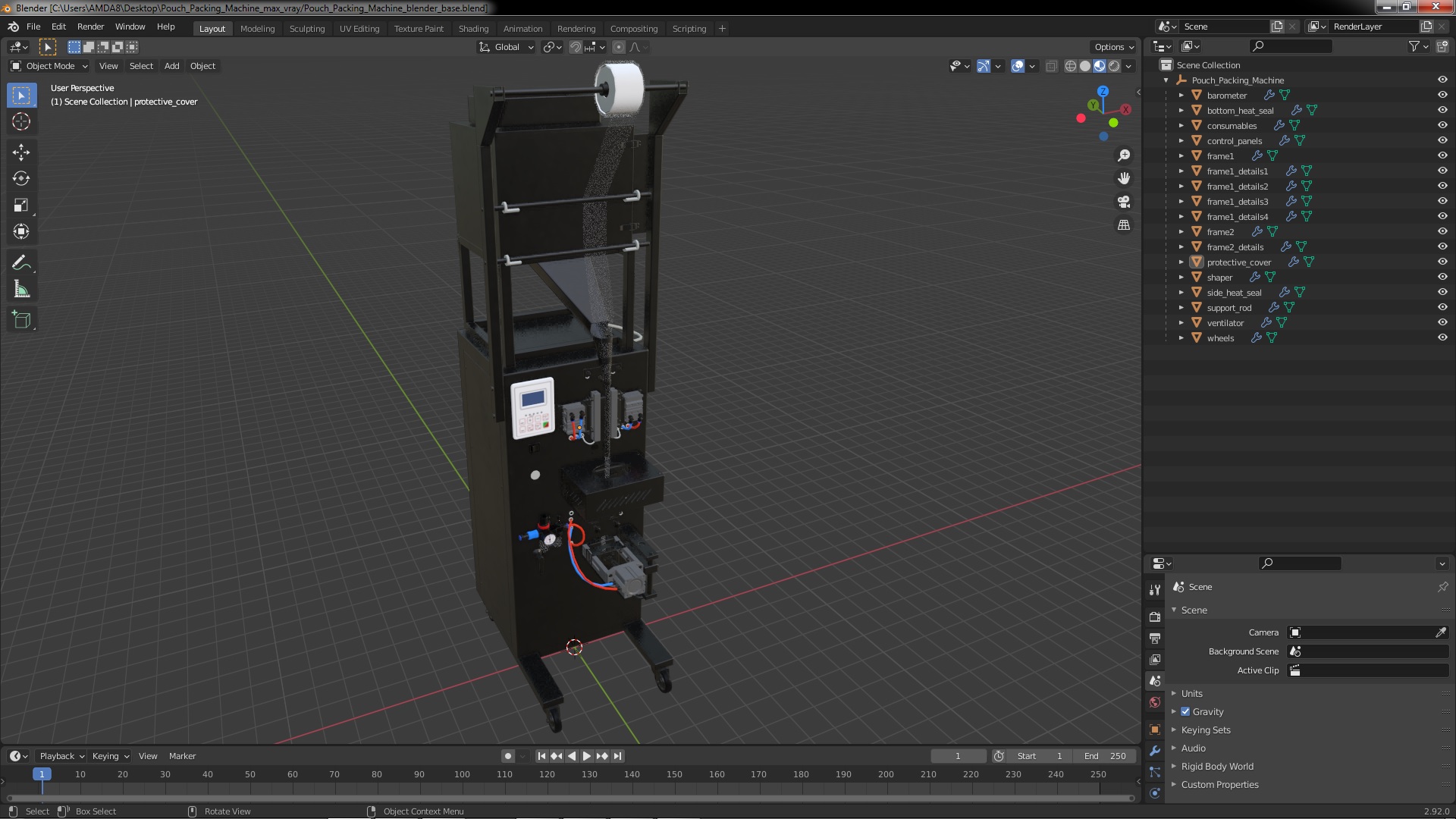 3D Pouch Packing Machine