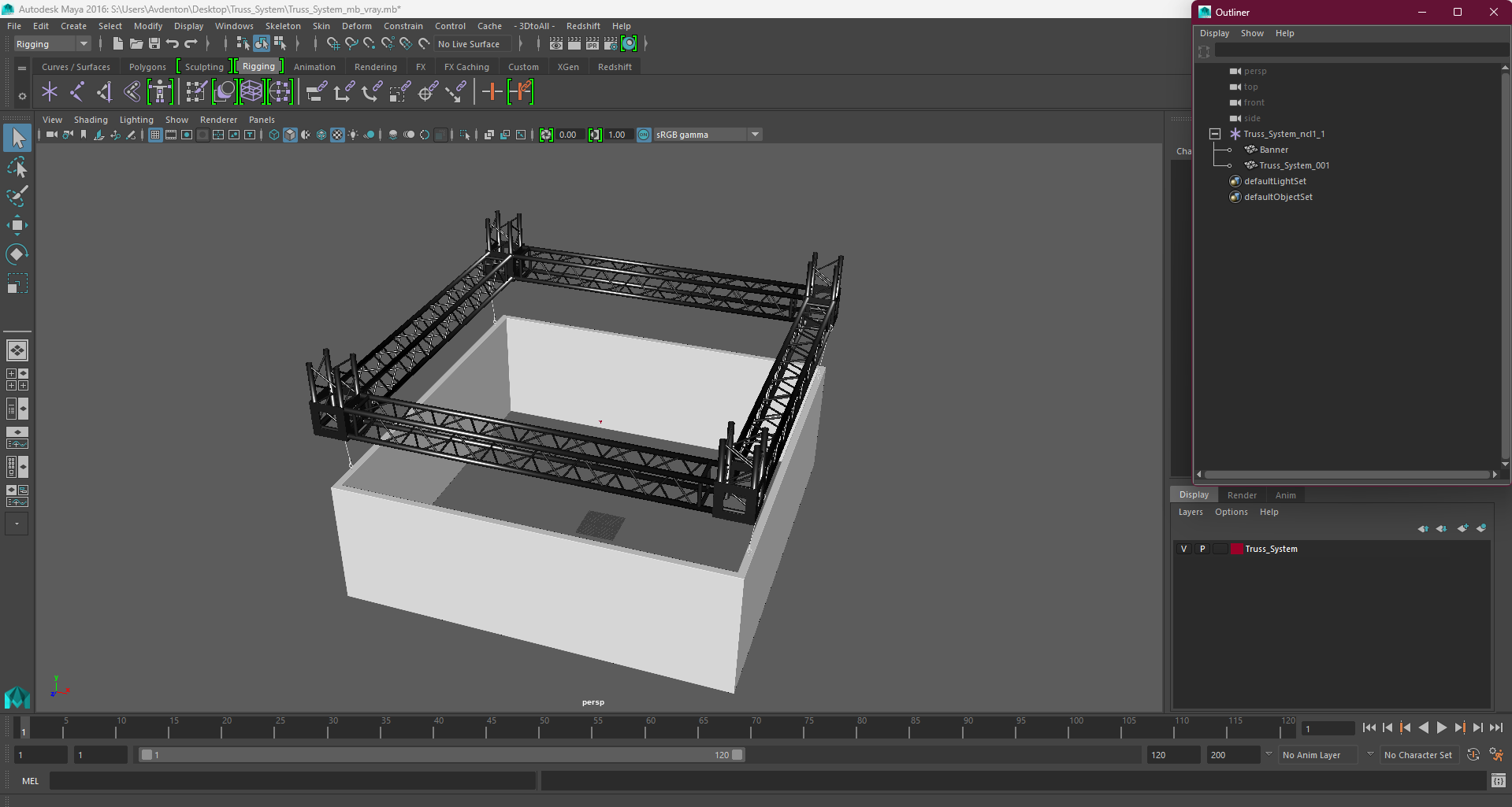 Truss System 3D