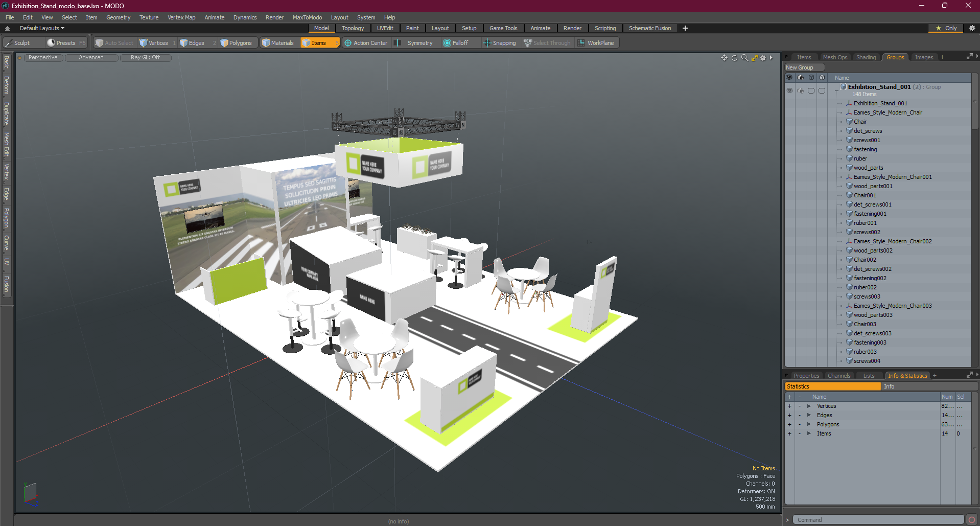 3D Exhibition Stand