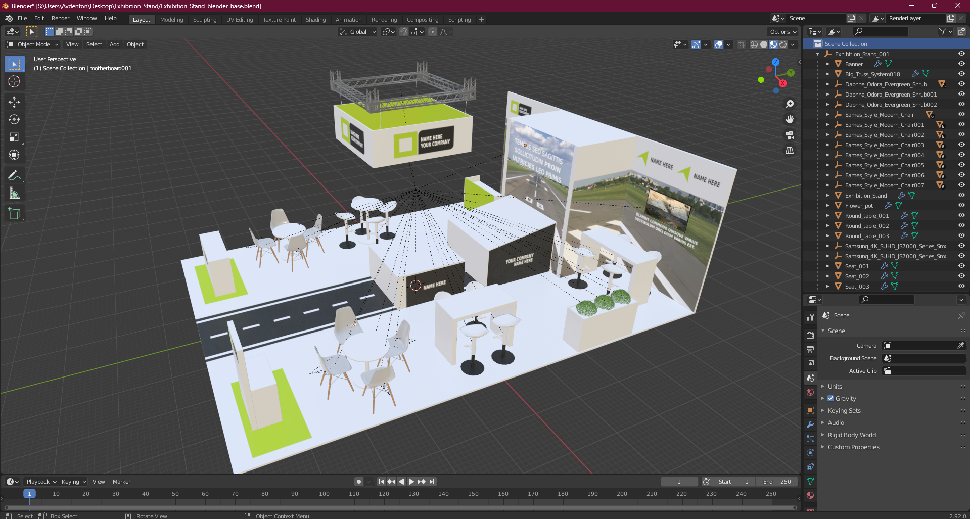 3D Exhibition Stand