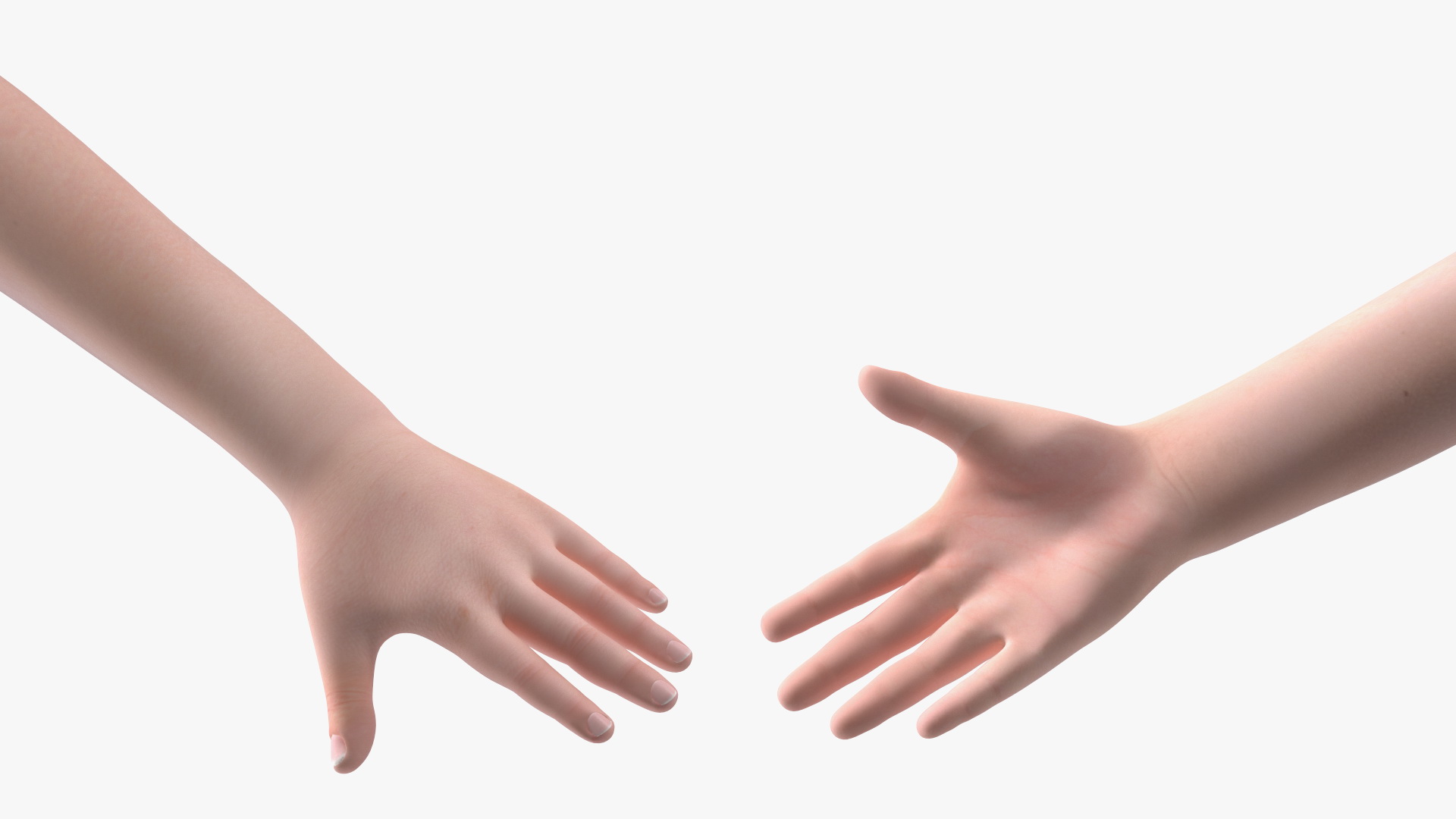 3D Asian Child Boy Swimwear T-pose