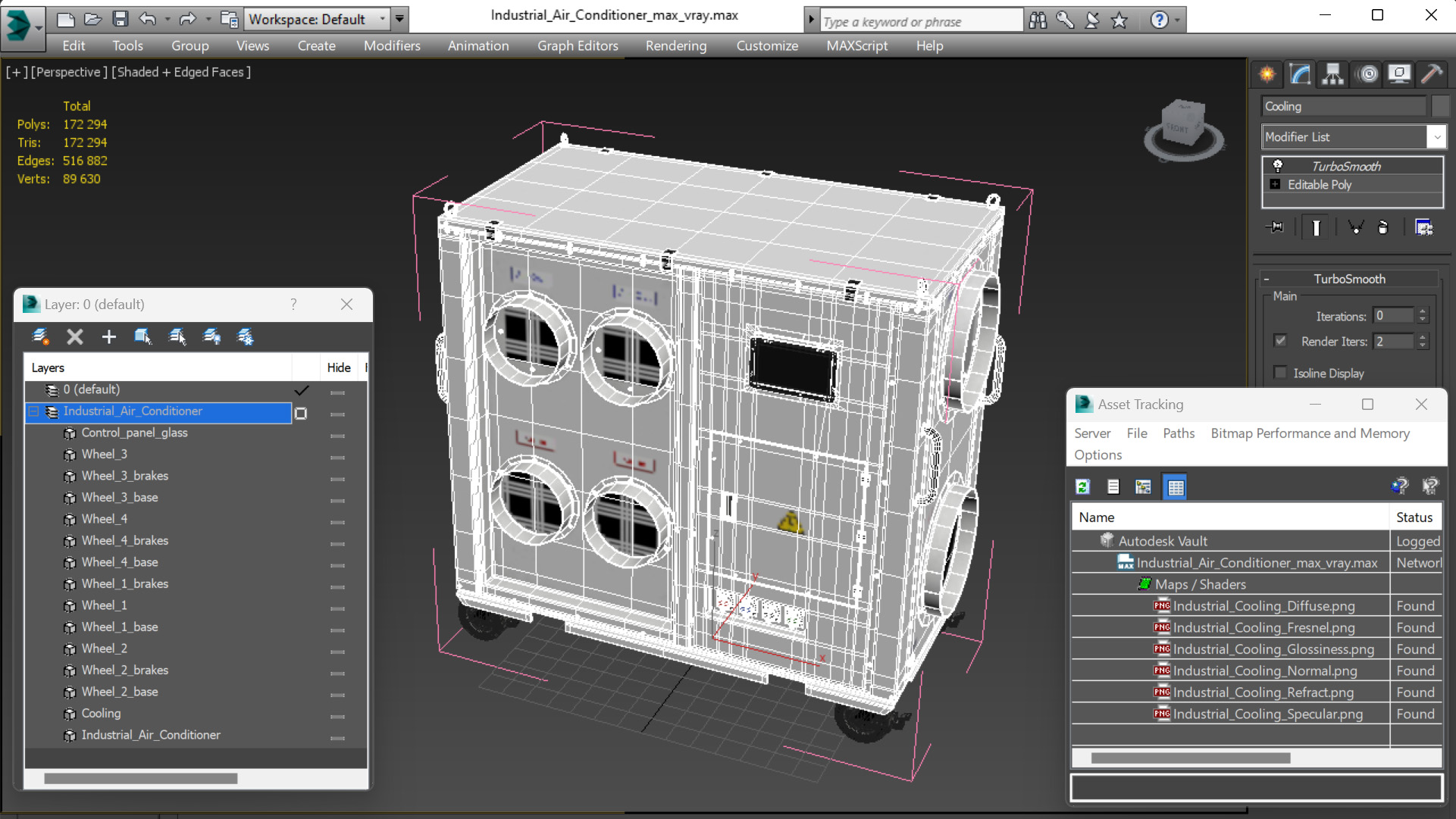 3D Industrial Air Conditioner