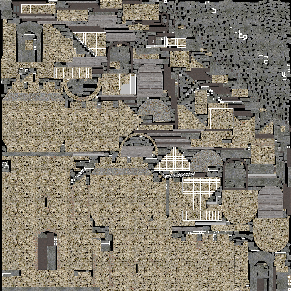 Stone Ladder 3D