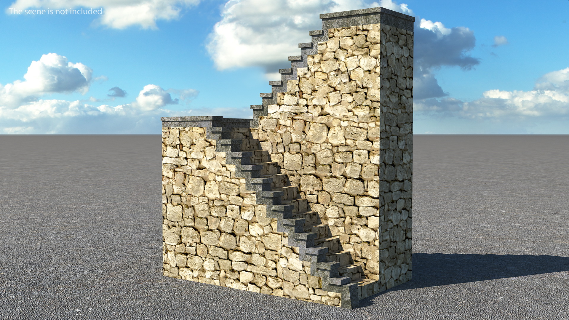 Stone Ladder 3D