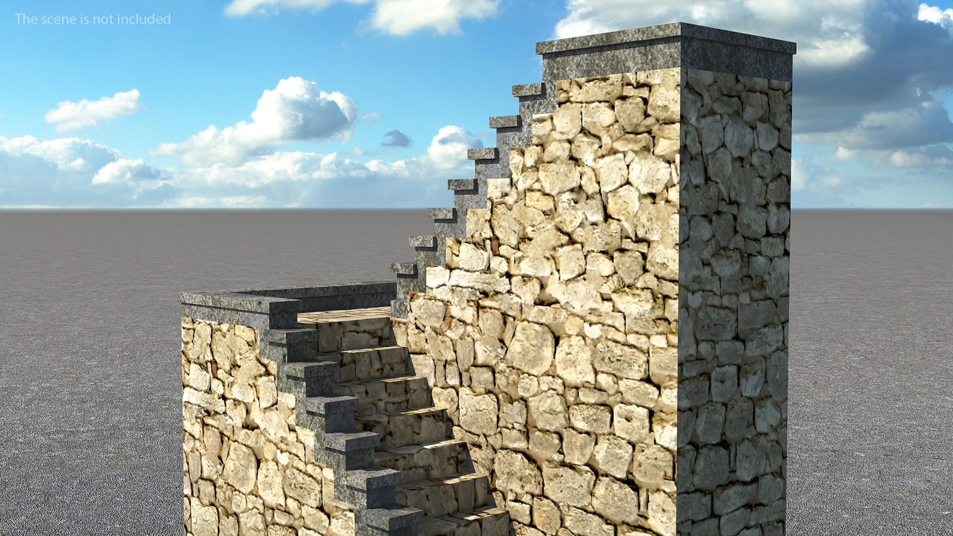 Stone Ladder 3D
