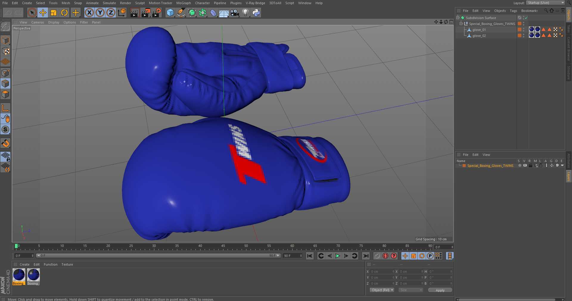Special Boxing Gloves TWINS 3D