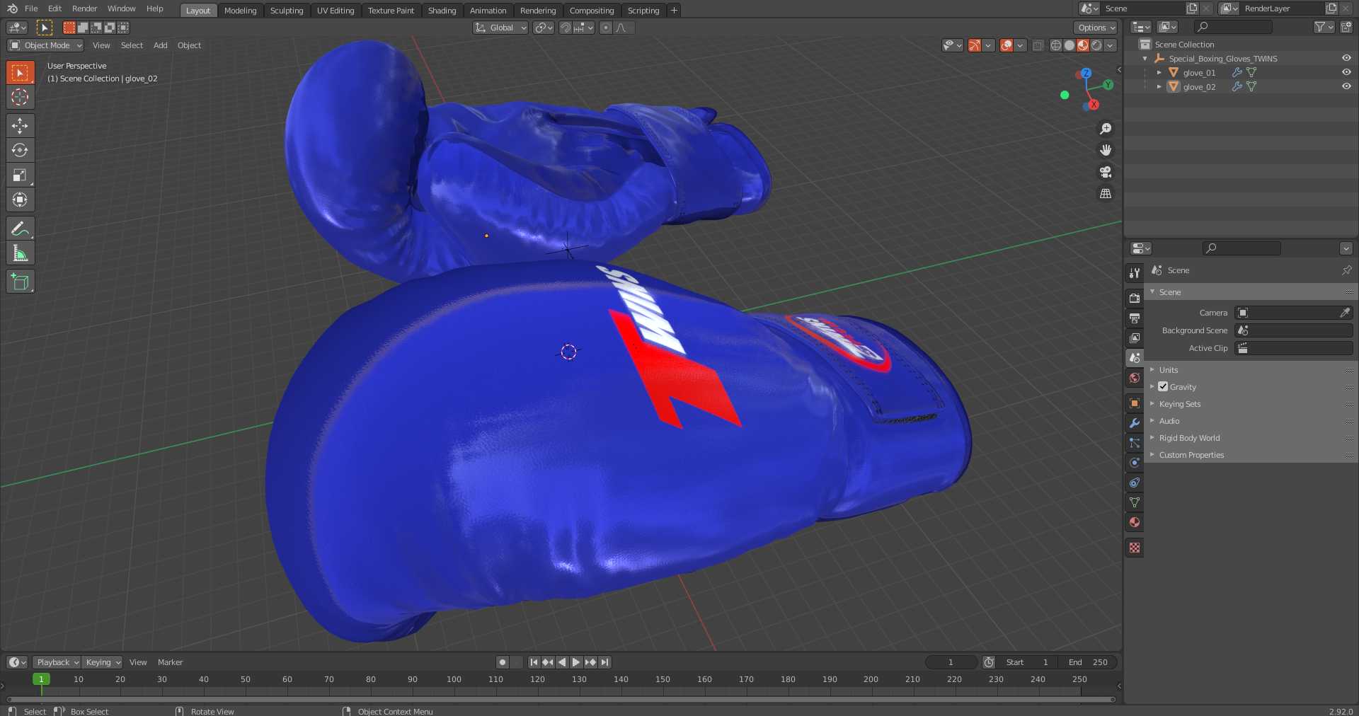Special Boxing Gloves TWINS 3D