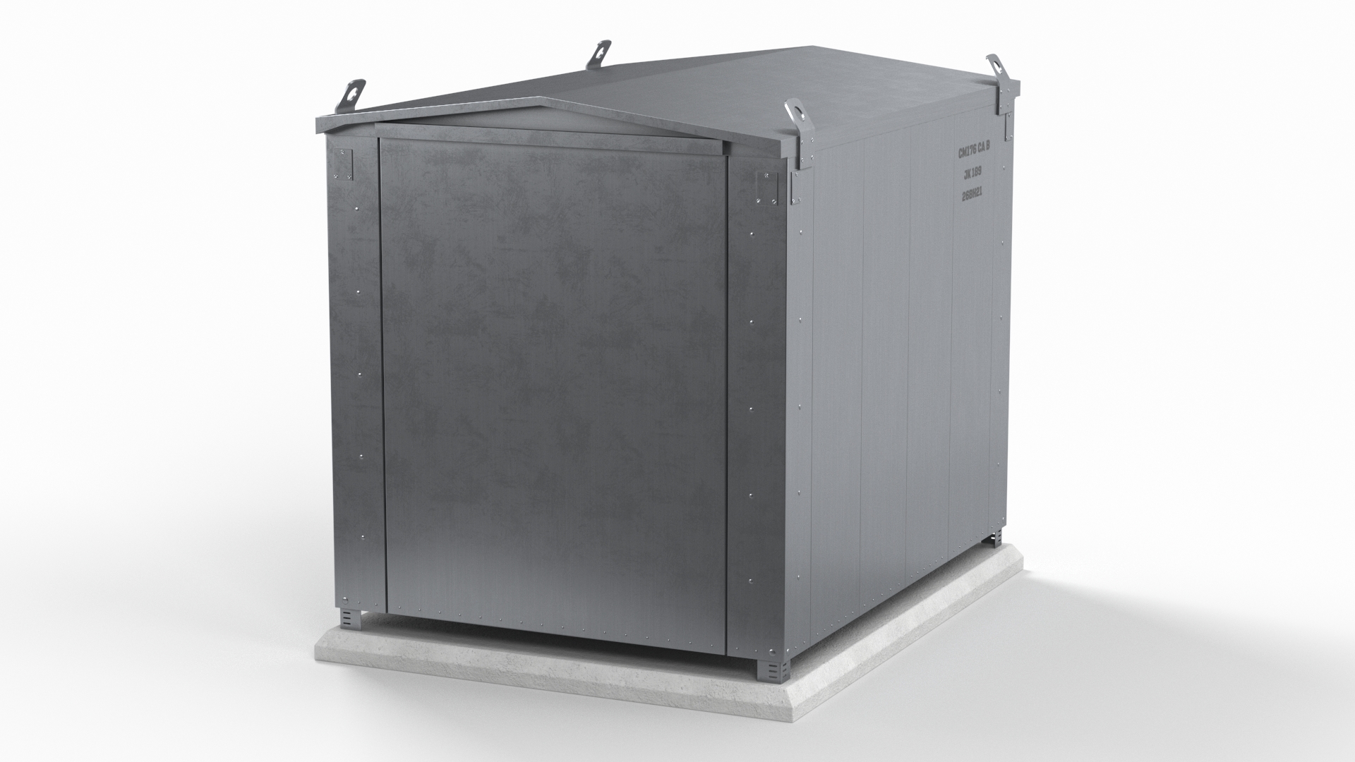 Large Railway Relay Cabinet 3D