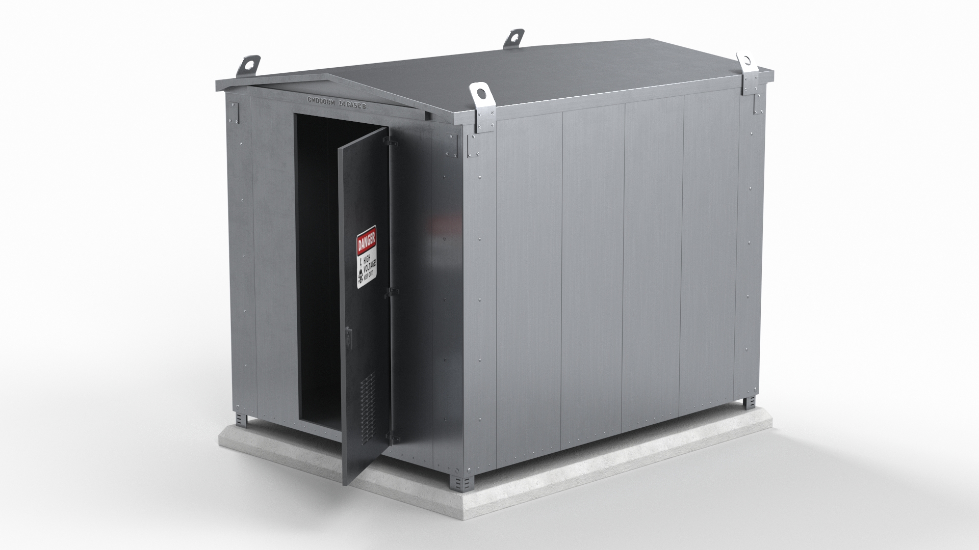Large Railway Relay Cabinet 3D