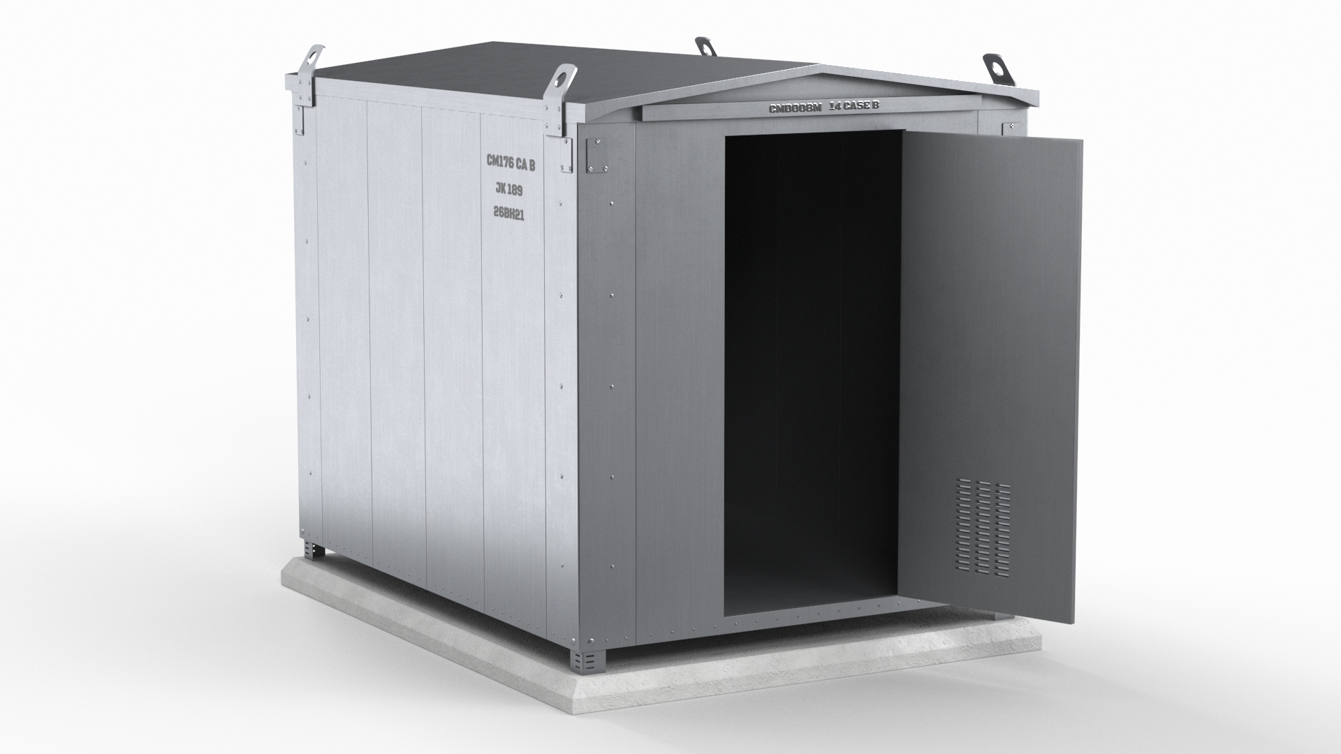 Large Railway Relay Cabinet 3D